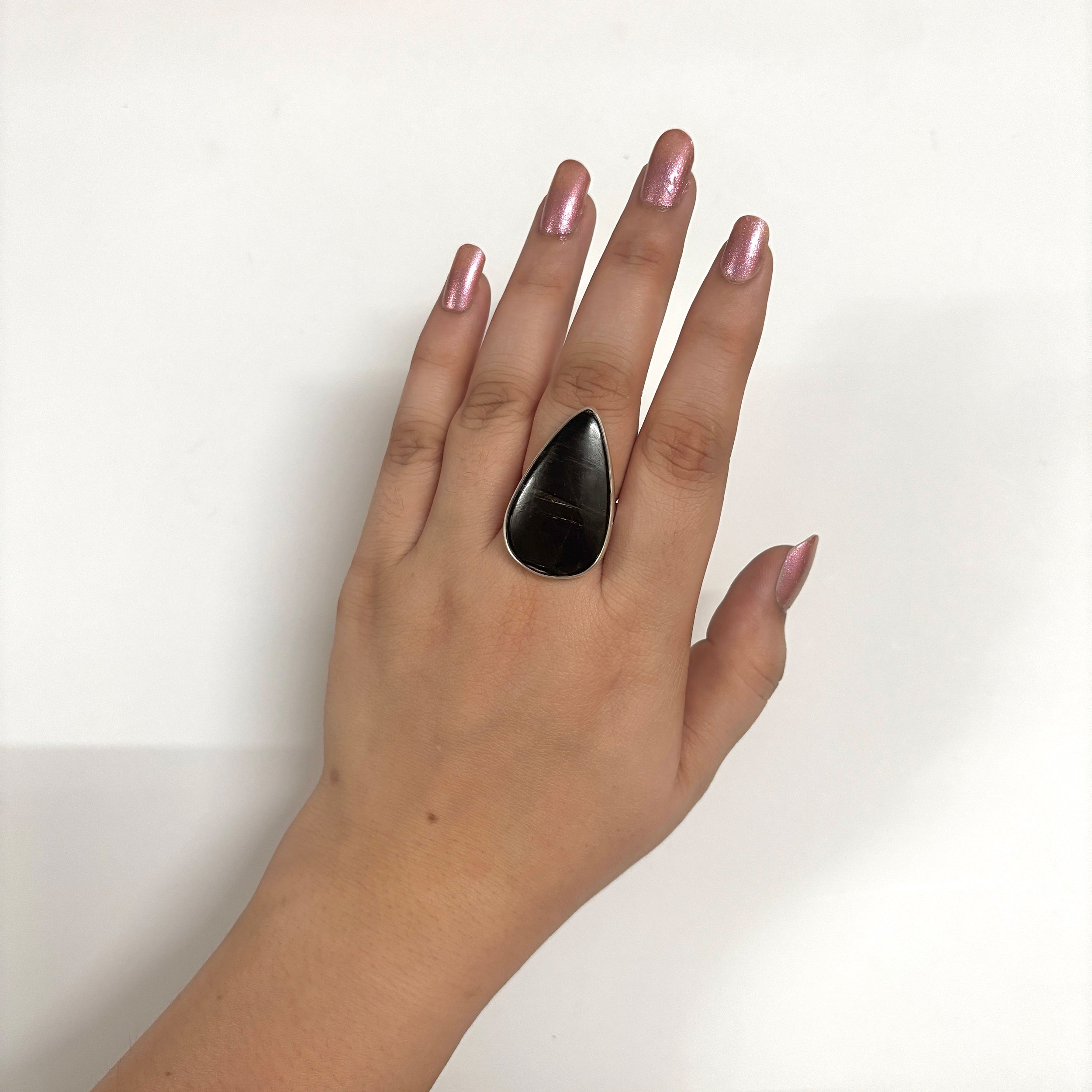 Hypersthene Ring-(HYP-2-25)