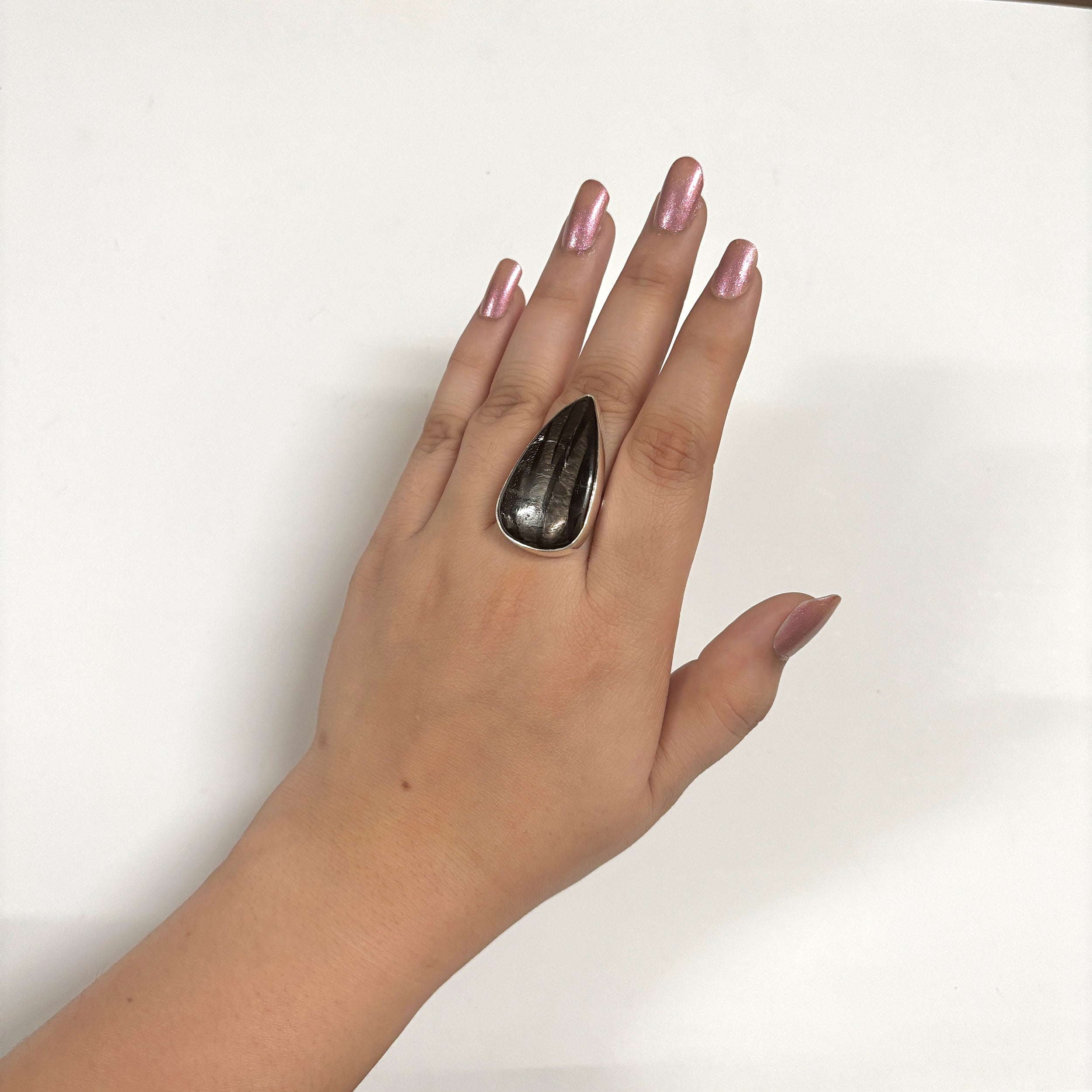Hypersthene Ring-(HYP-2-26)