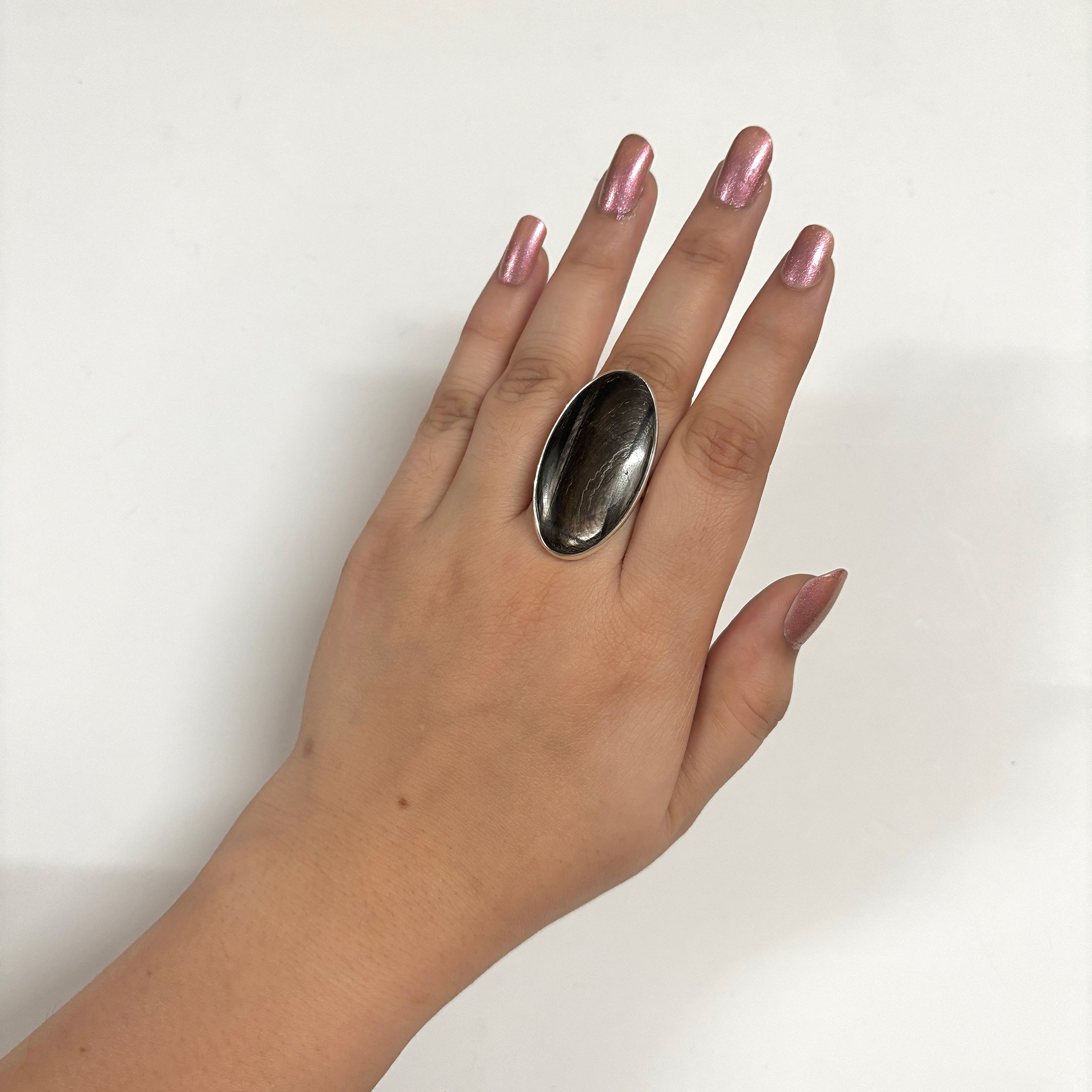 Hypersthene Ring-(HYP-2-27)