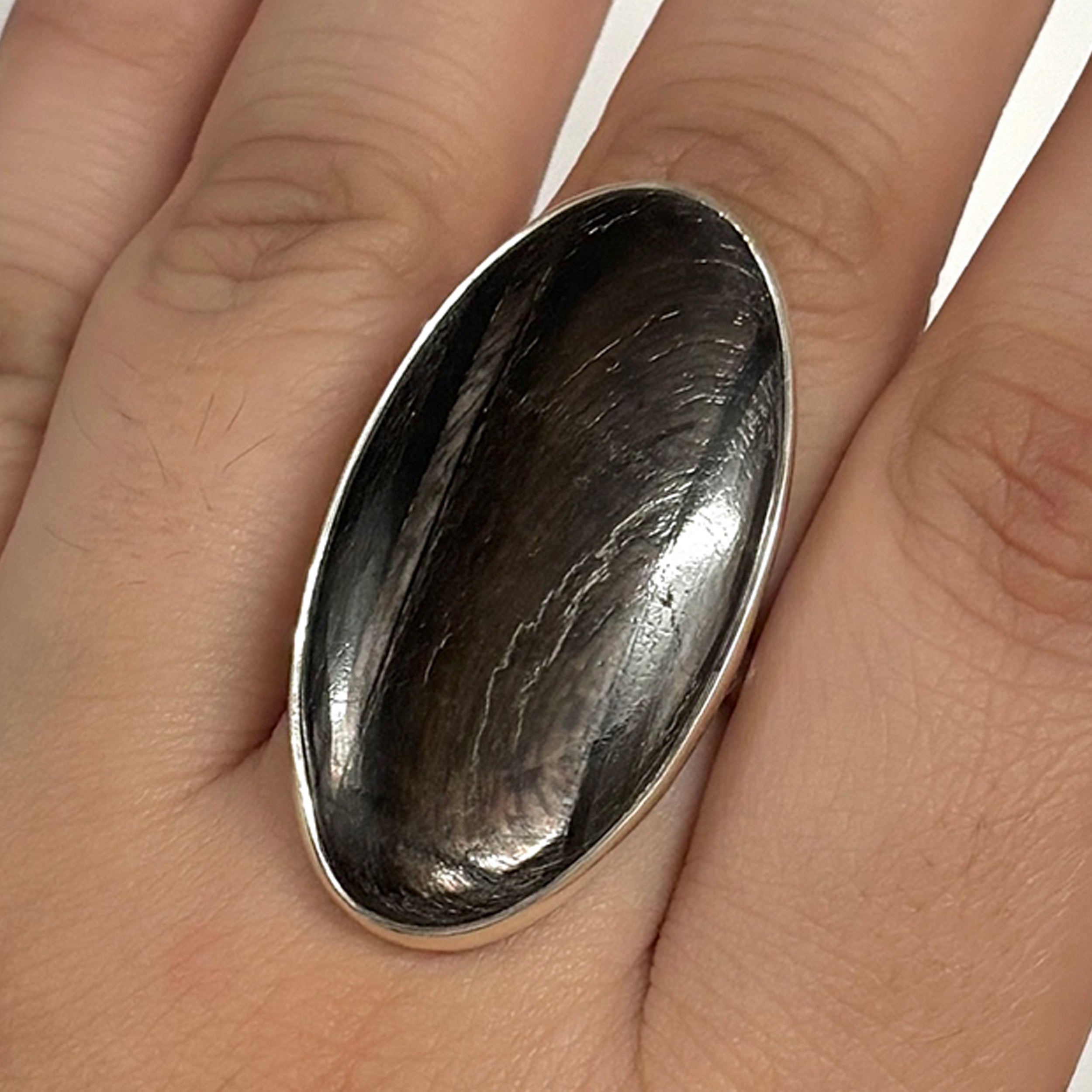 Hypersthene Ring-(HYP-2-27)