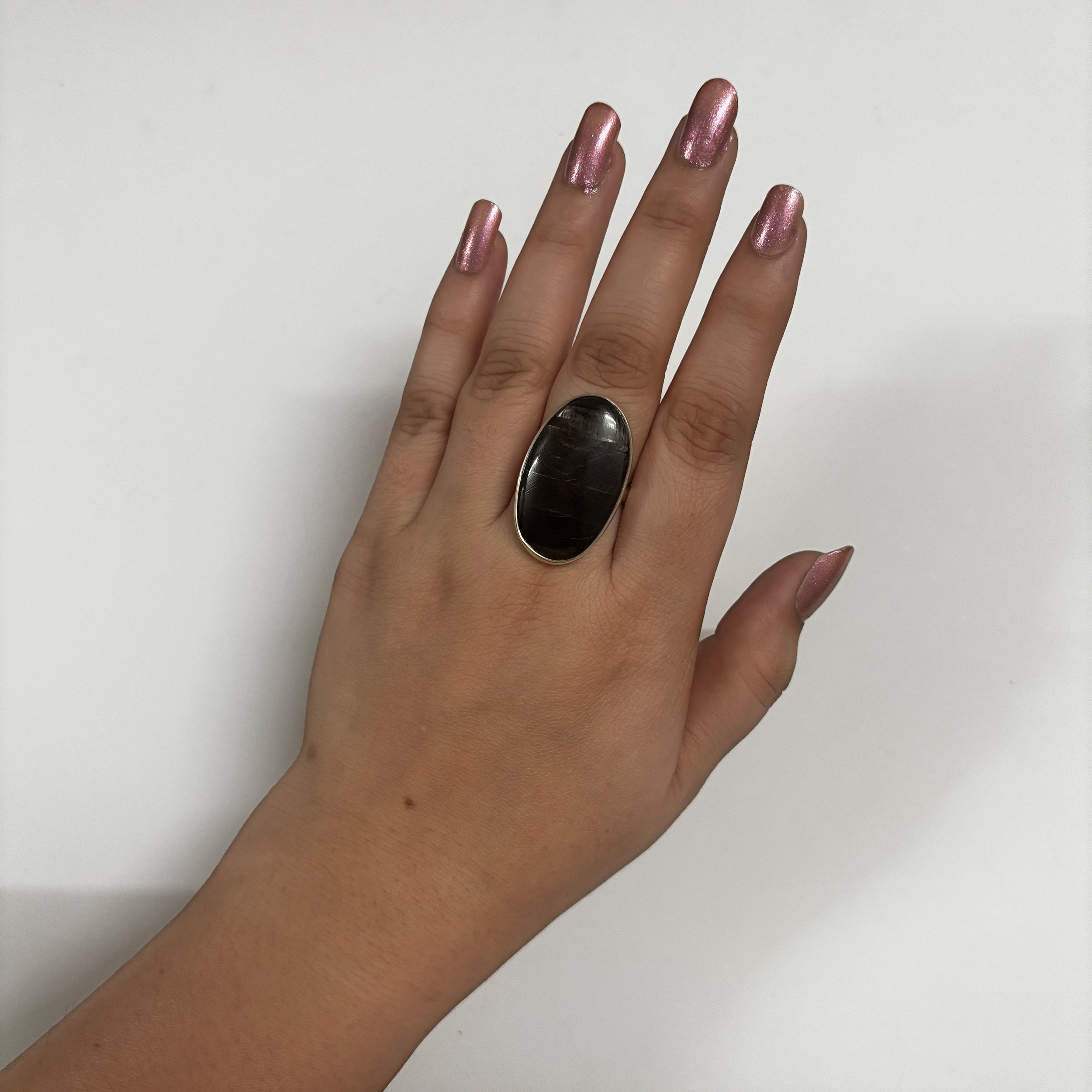 Hypersthene Ring-(HYP-2-28)