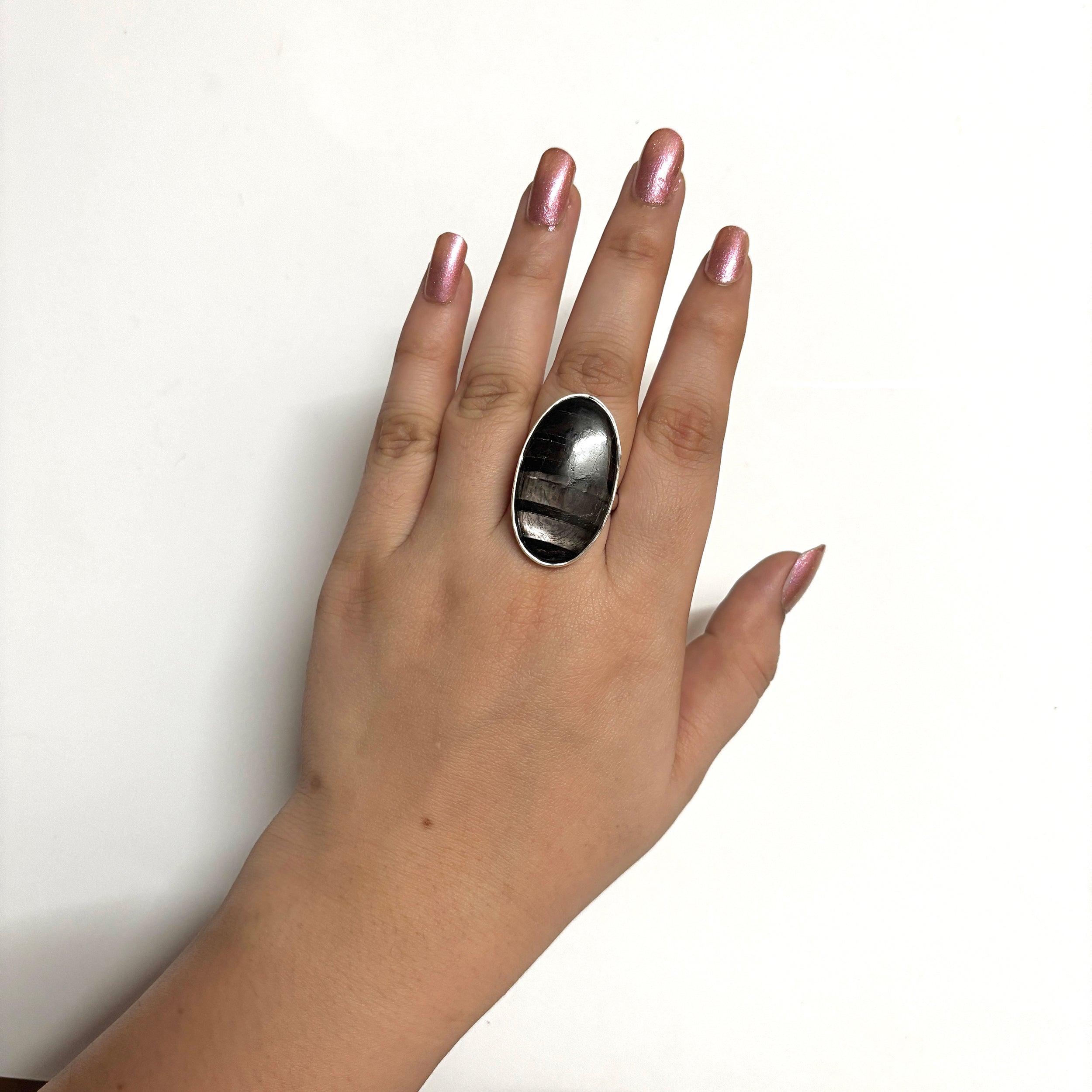 Hypersthene Ring-(HYP-2-29)