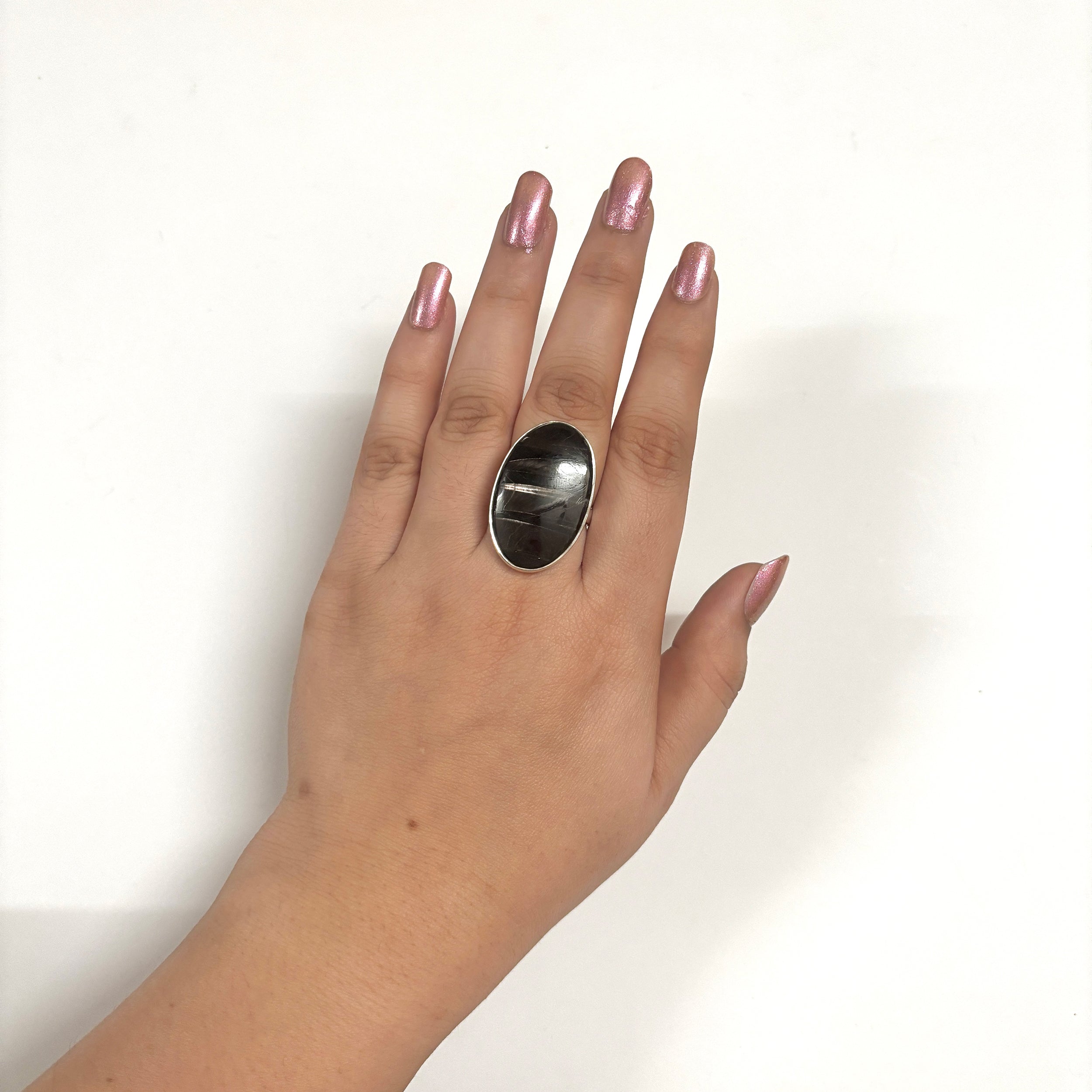 Hypersthene Ring-(HYP-2-3)