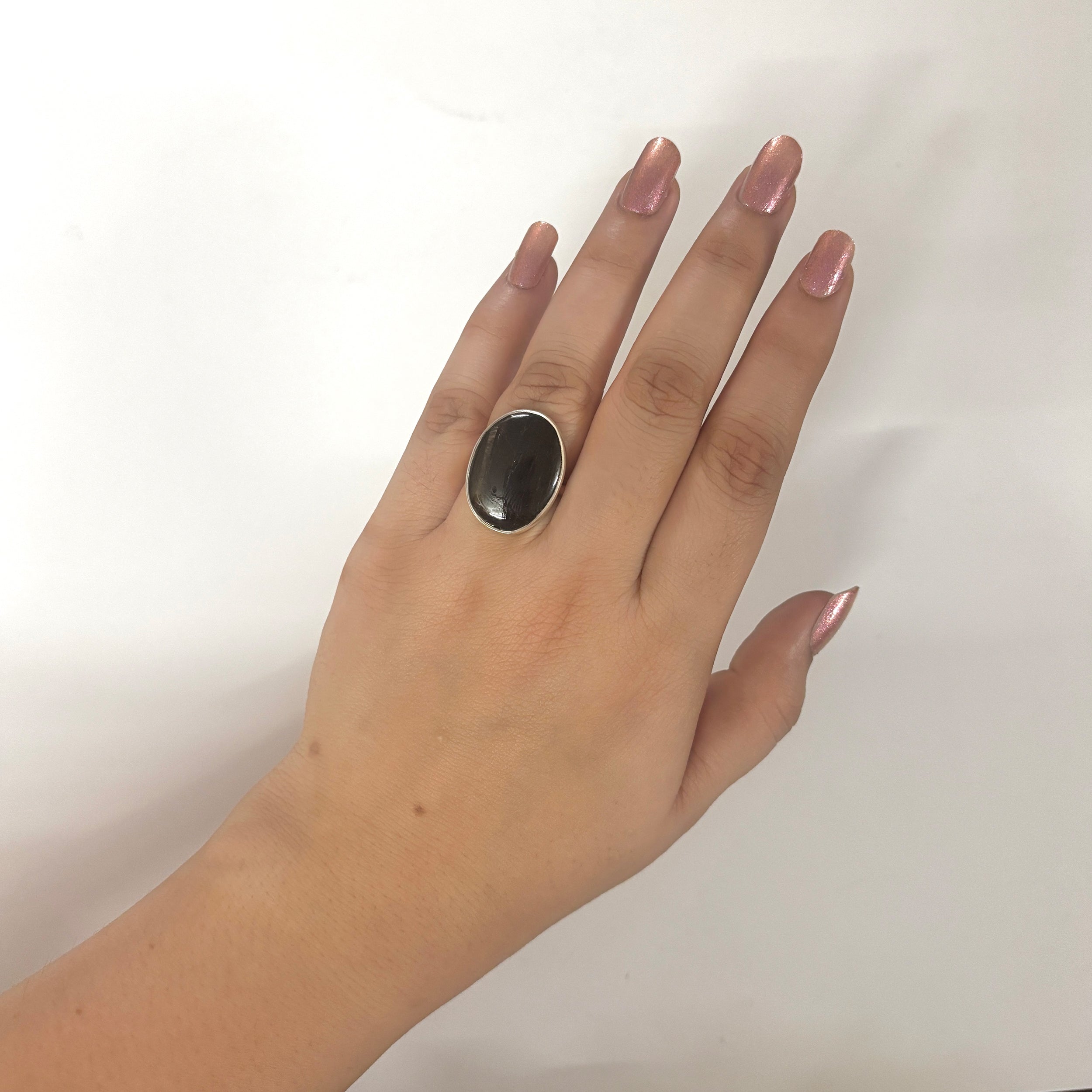 Hypersthene Ring-(HYP-2-4)