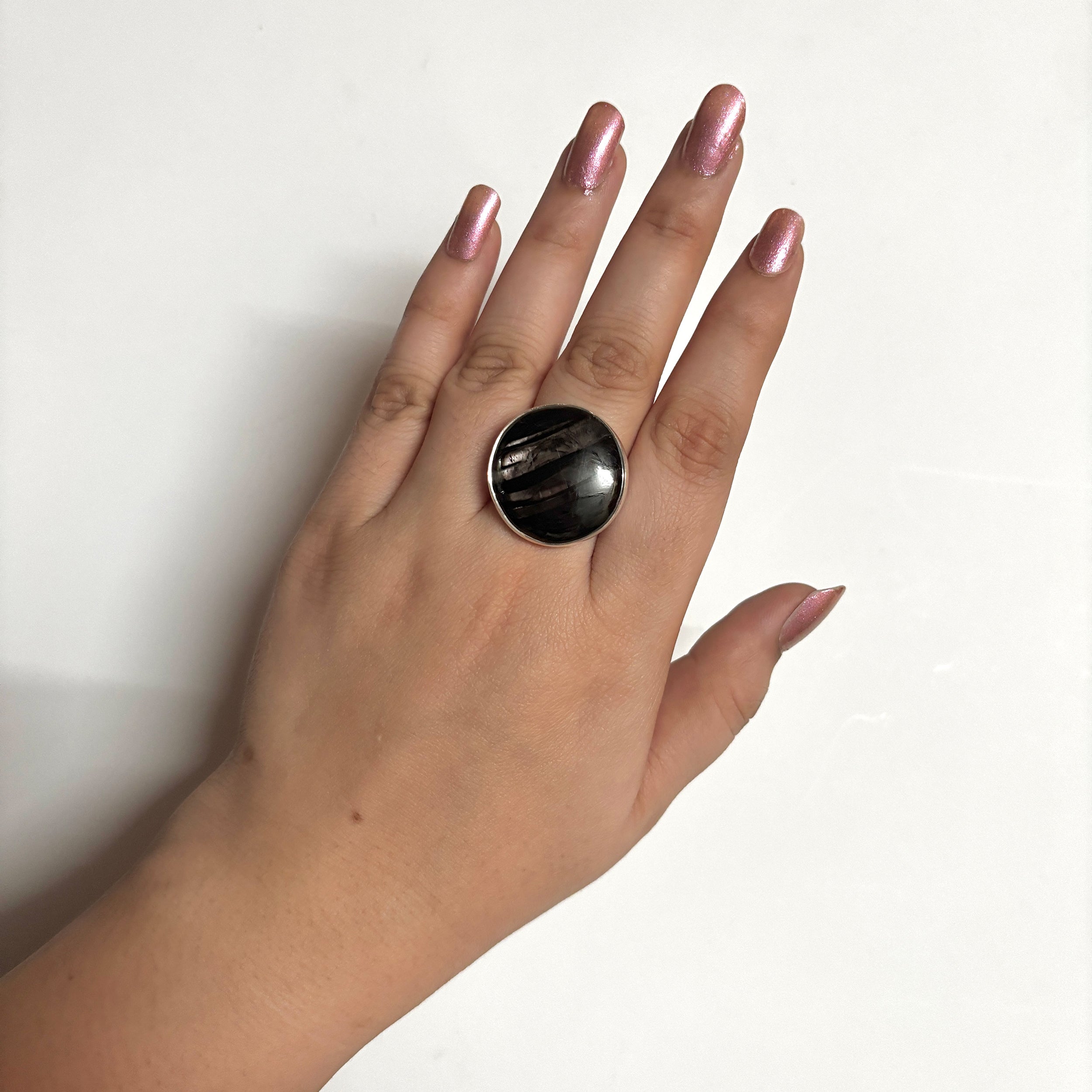 Hypersthene Ring-(HYP-2-5)