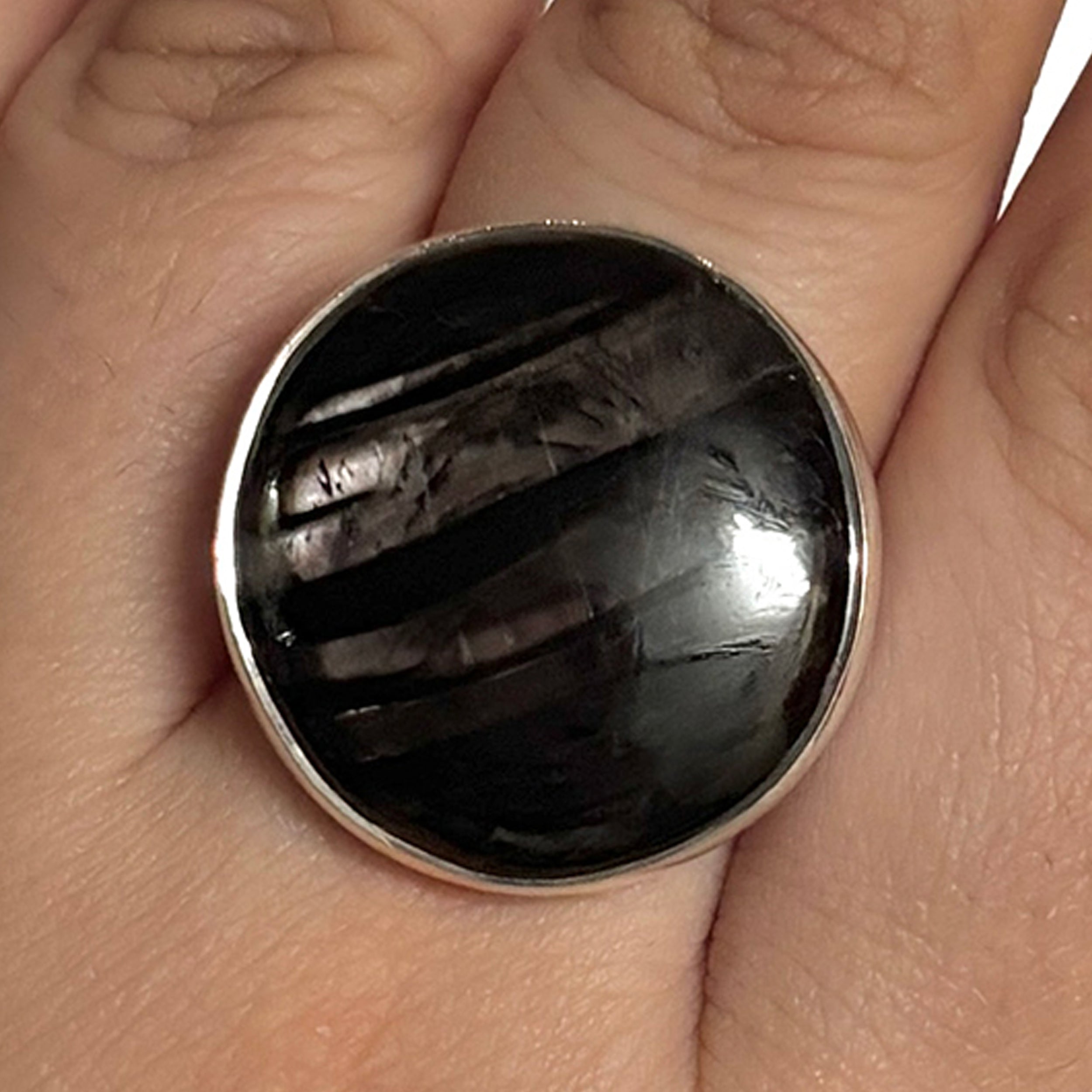 Hypersthene Ring-(HYP-2-5)