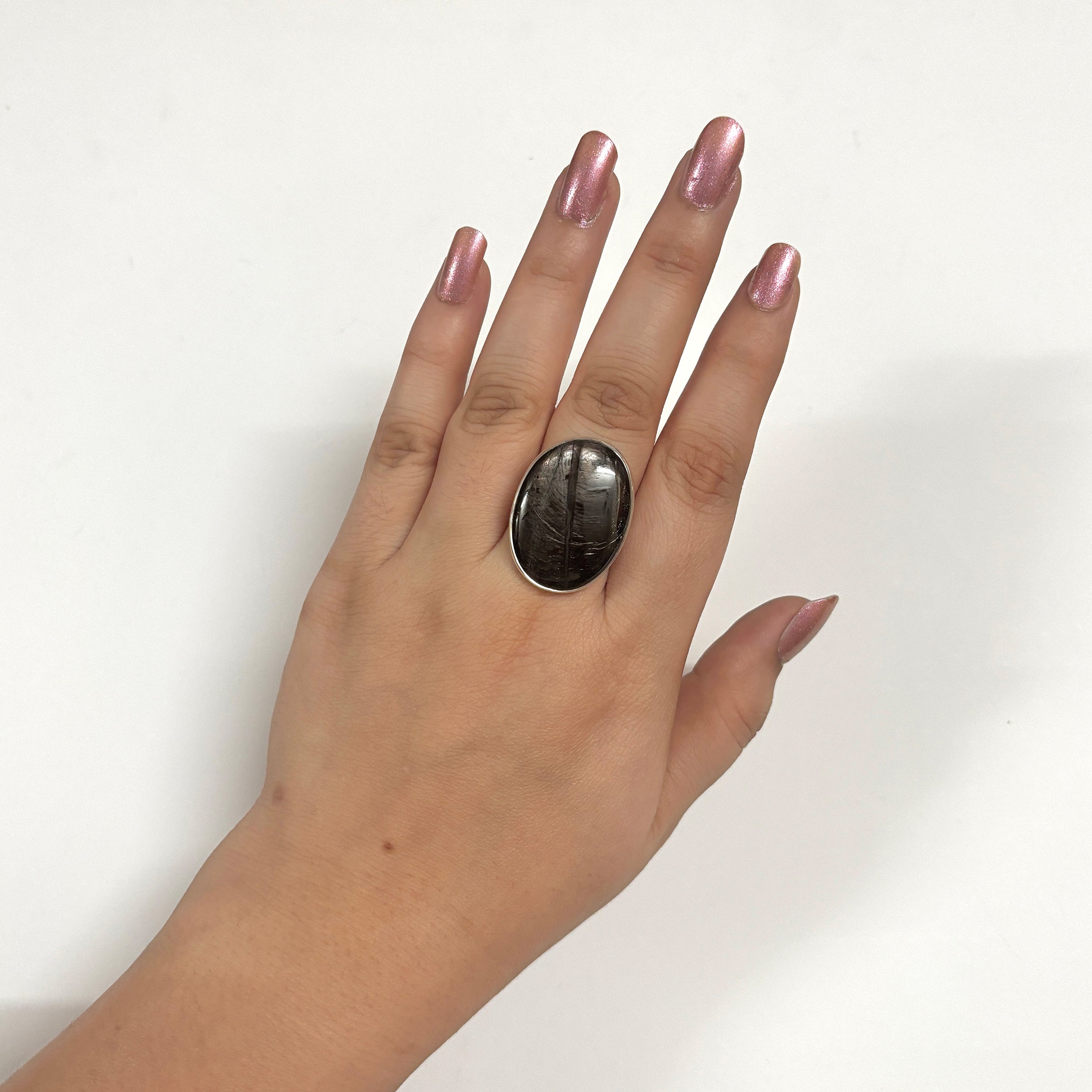 Hypersthene Ring-(HYP-2-6)