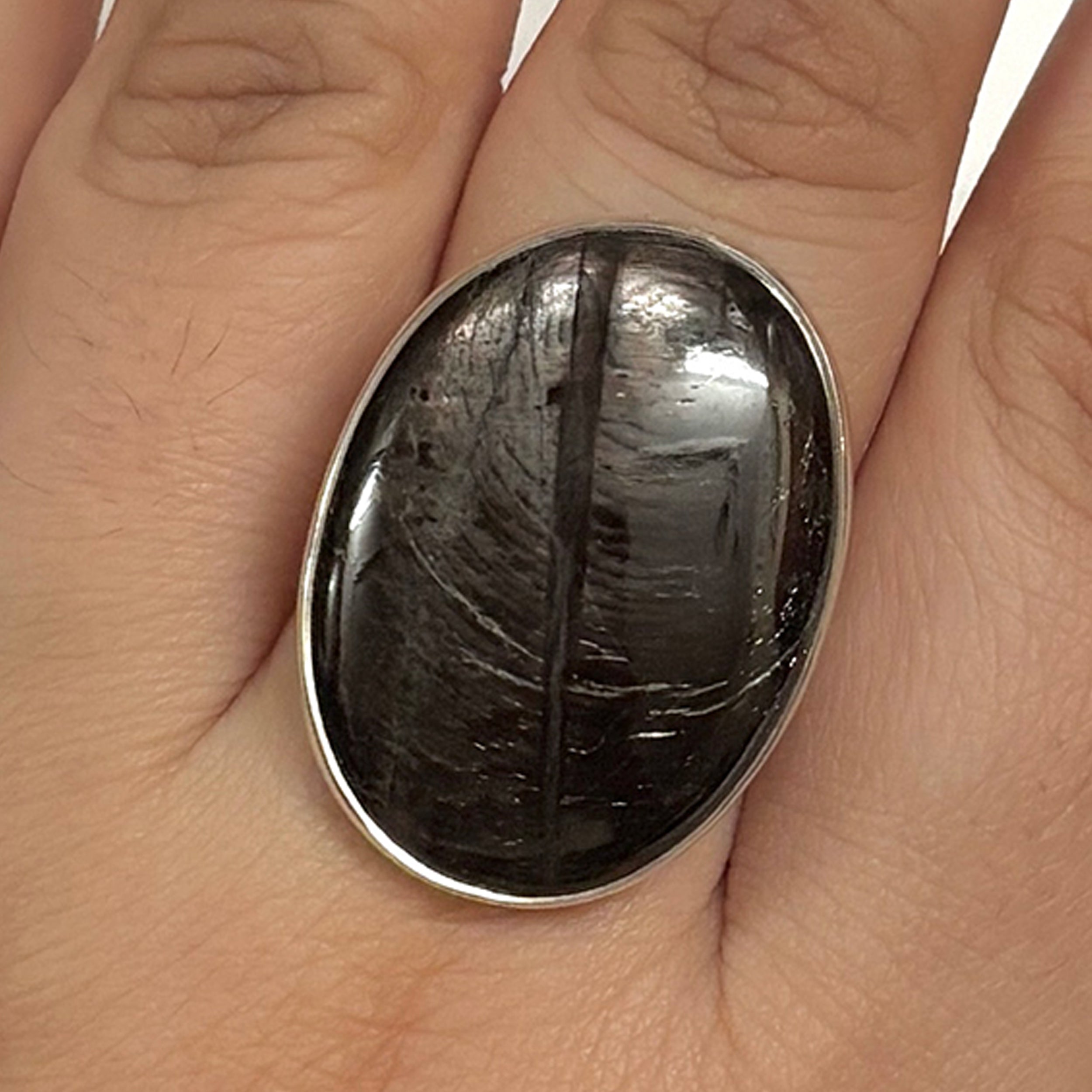 Hypersthene Ring-(HYP-2-6)