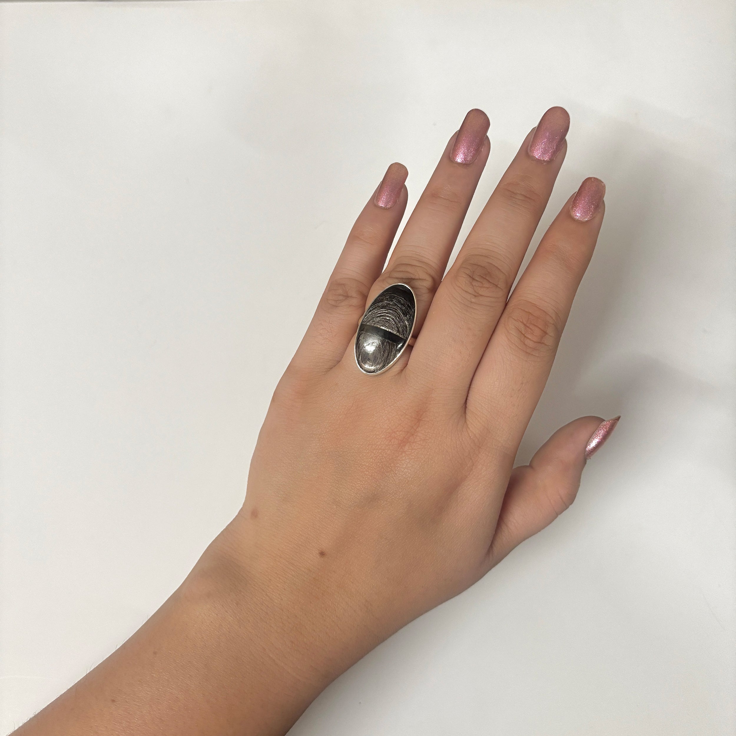 Hypersthene Ring-(HYP-2-8)