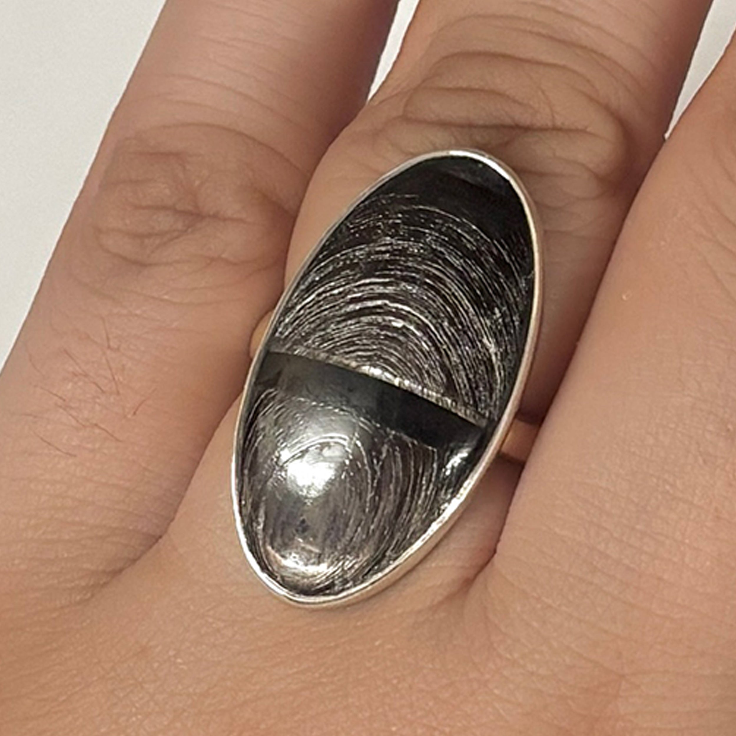 Hypersthene Ring-(HYP-2-8)