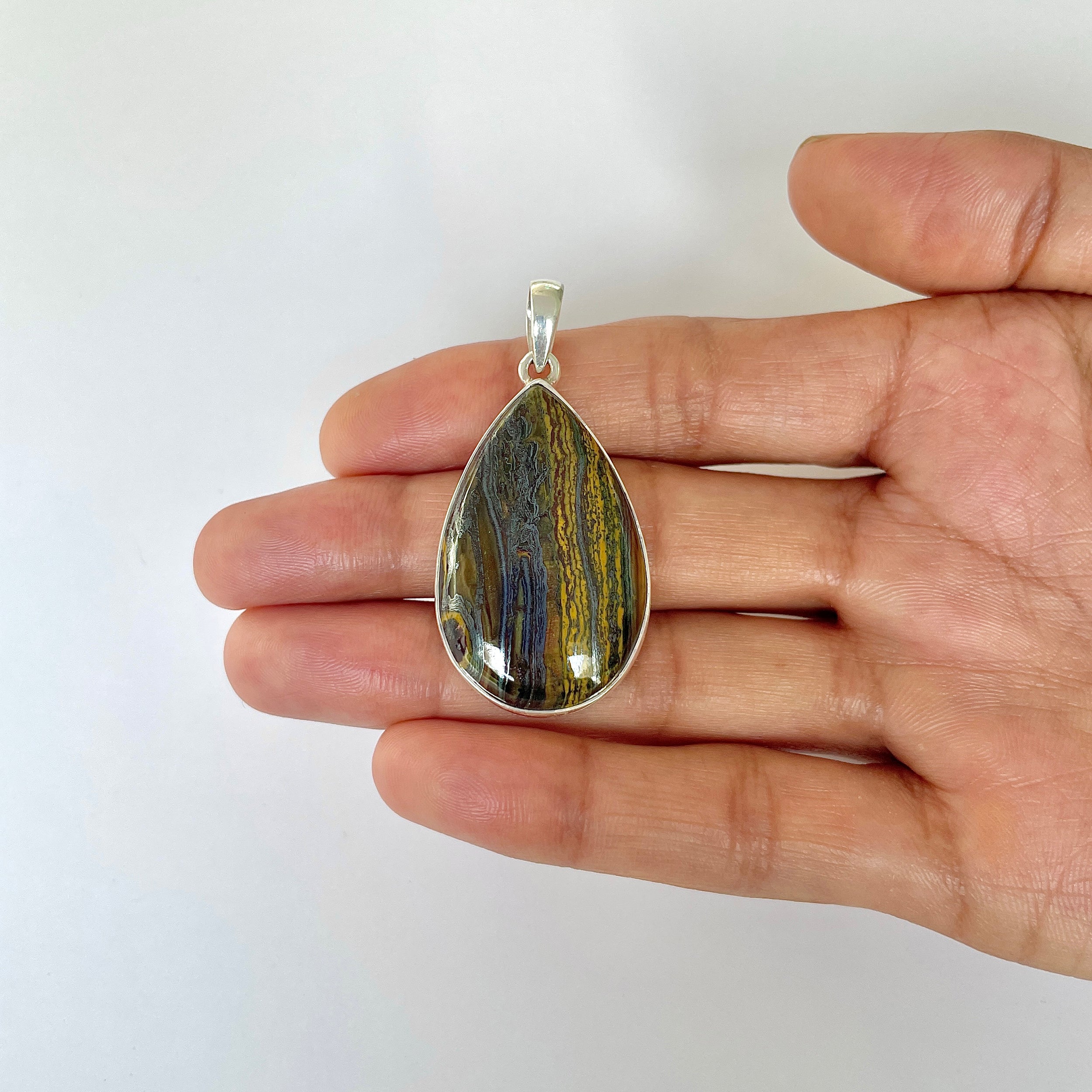 Iron Tiger Eye Pendant-(ITE-1-12)