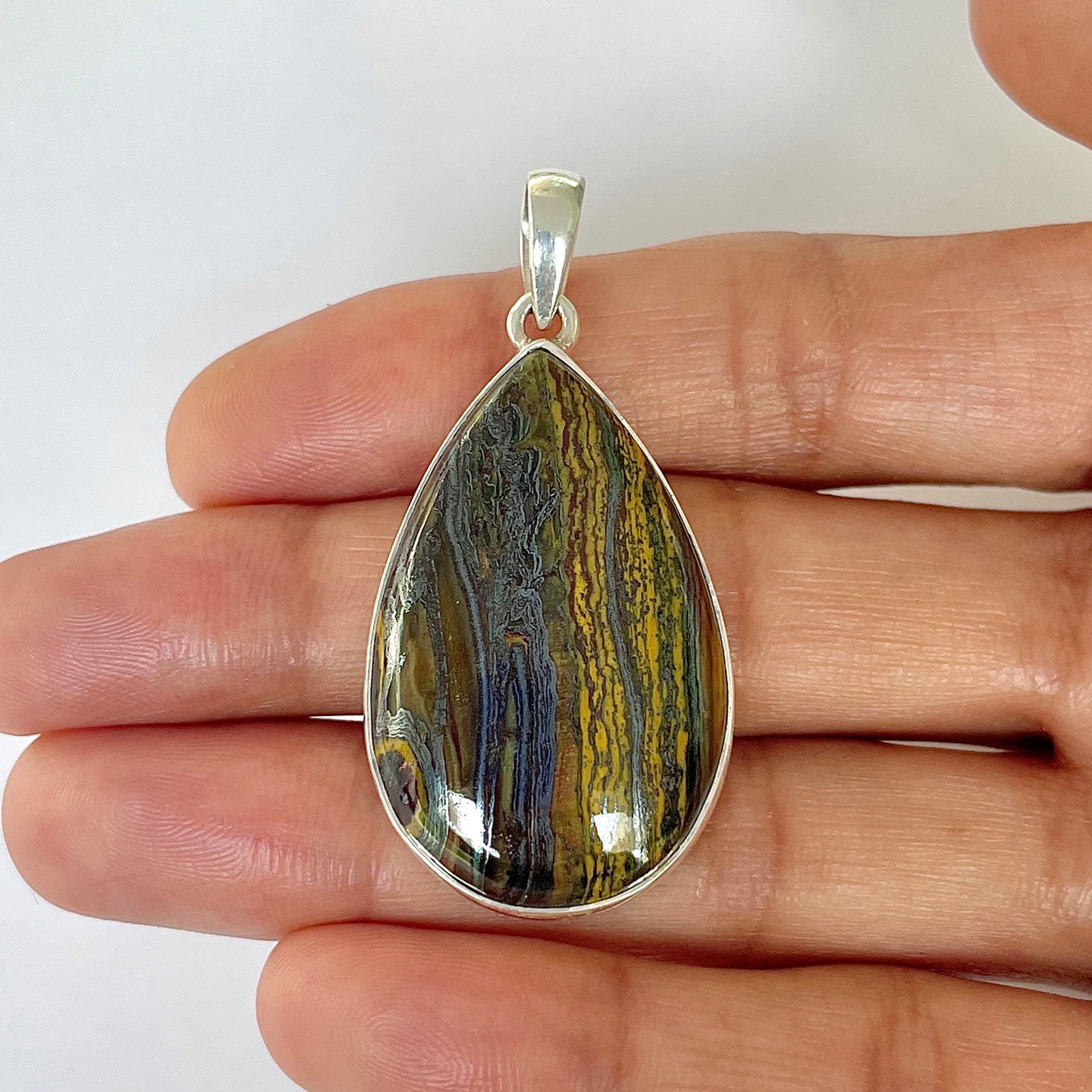 Iron Tiger Eye Pendant-(ITE-1-12)