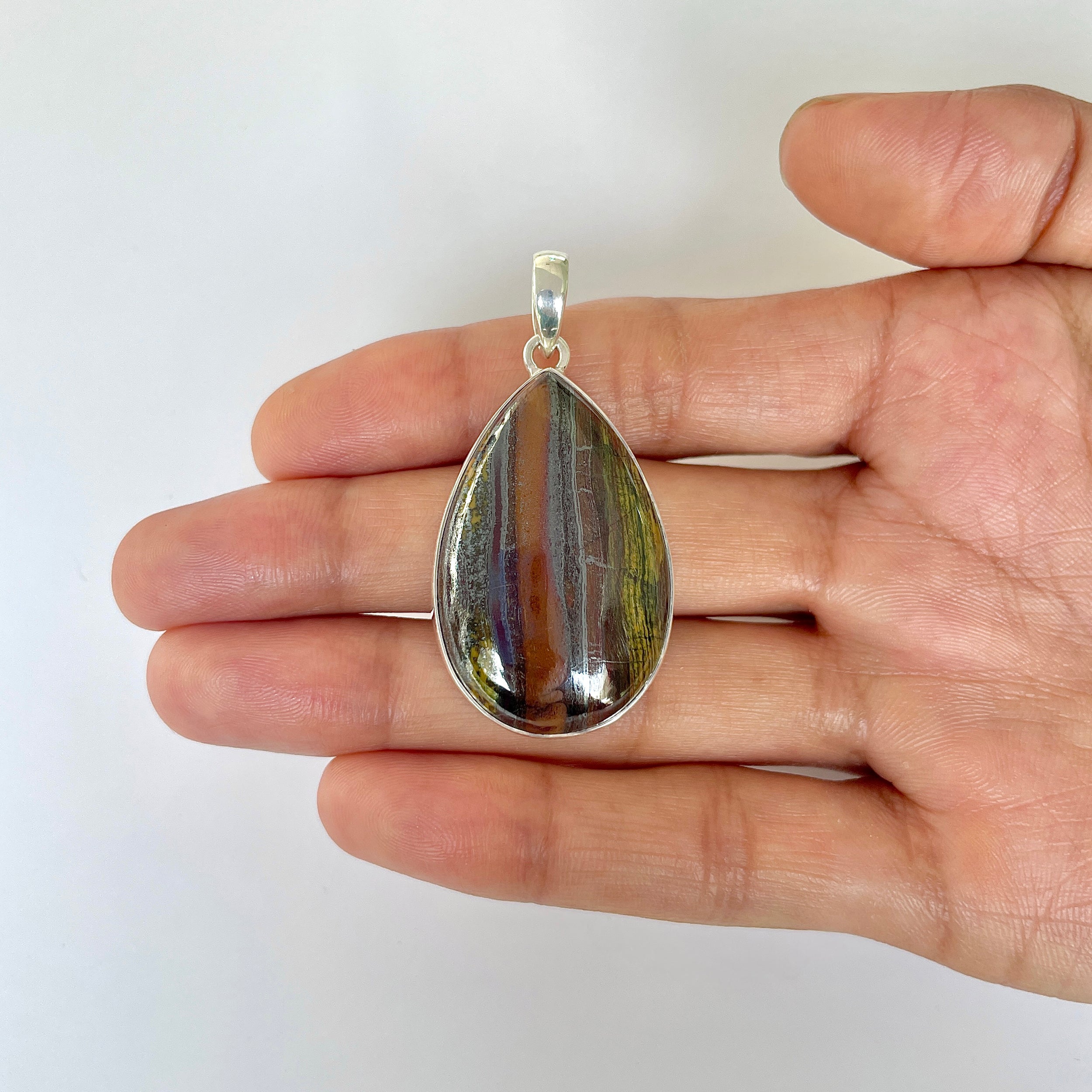 Iron Tiger Eye Pendant-(ITE-1-25)