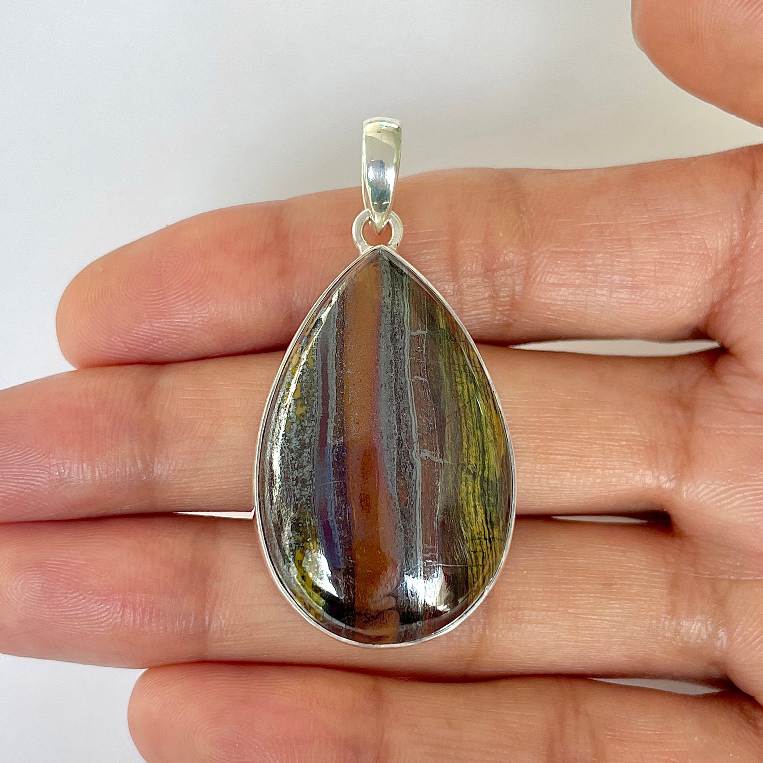 Iron Tiger Eye Pendant-(ITE-1-25)