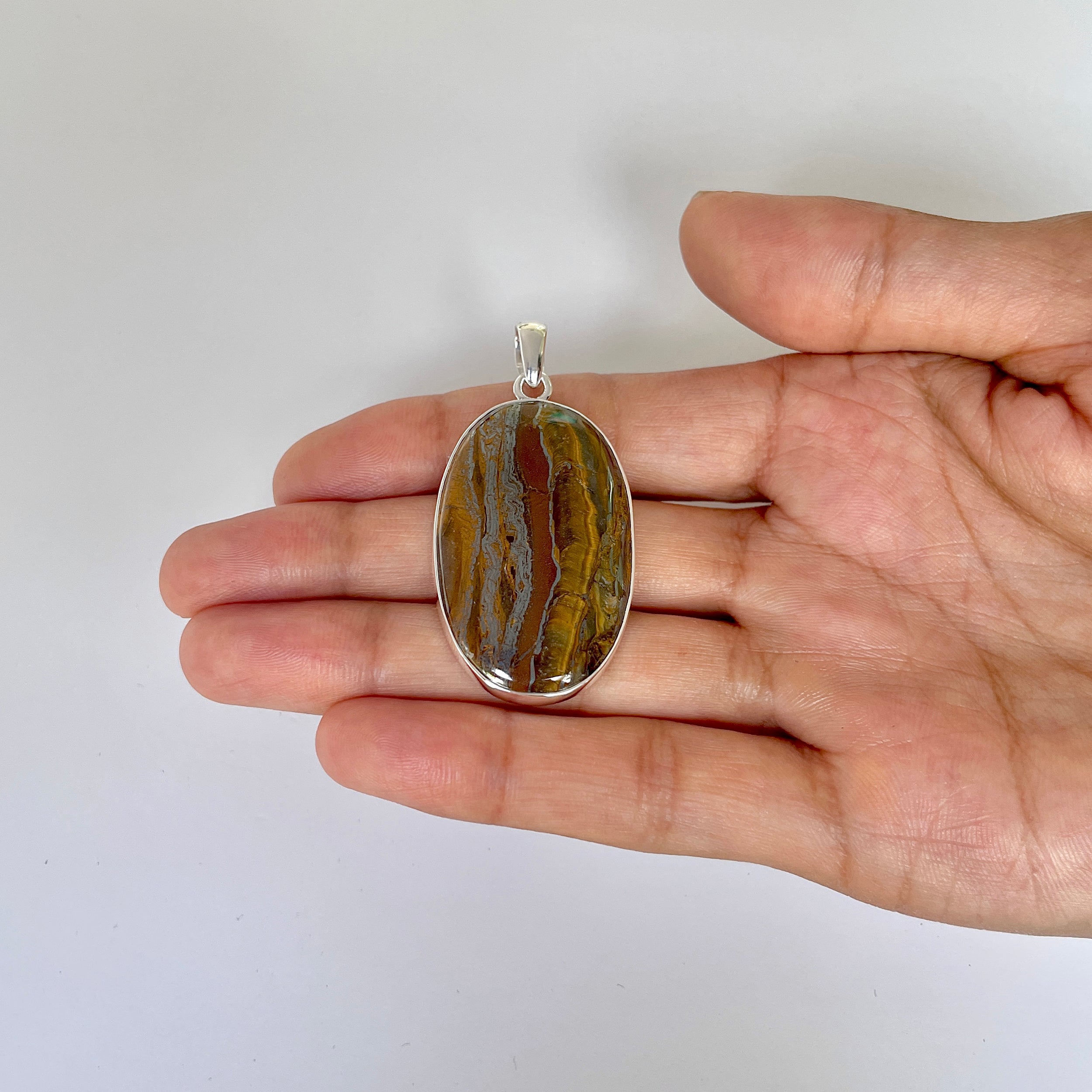 Iron Tiger Eye Pendant-(ITE-1-31)
