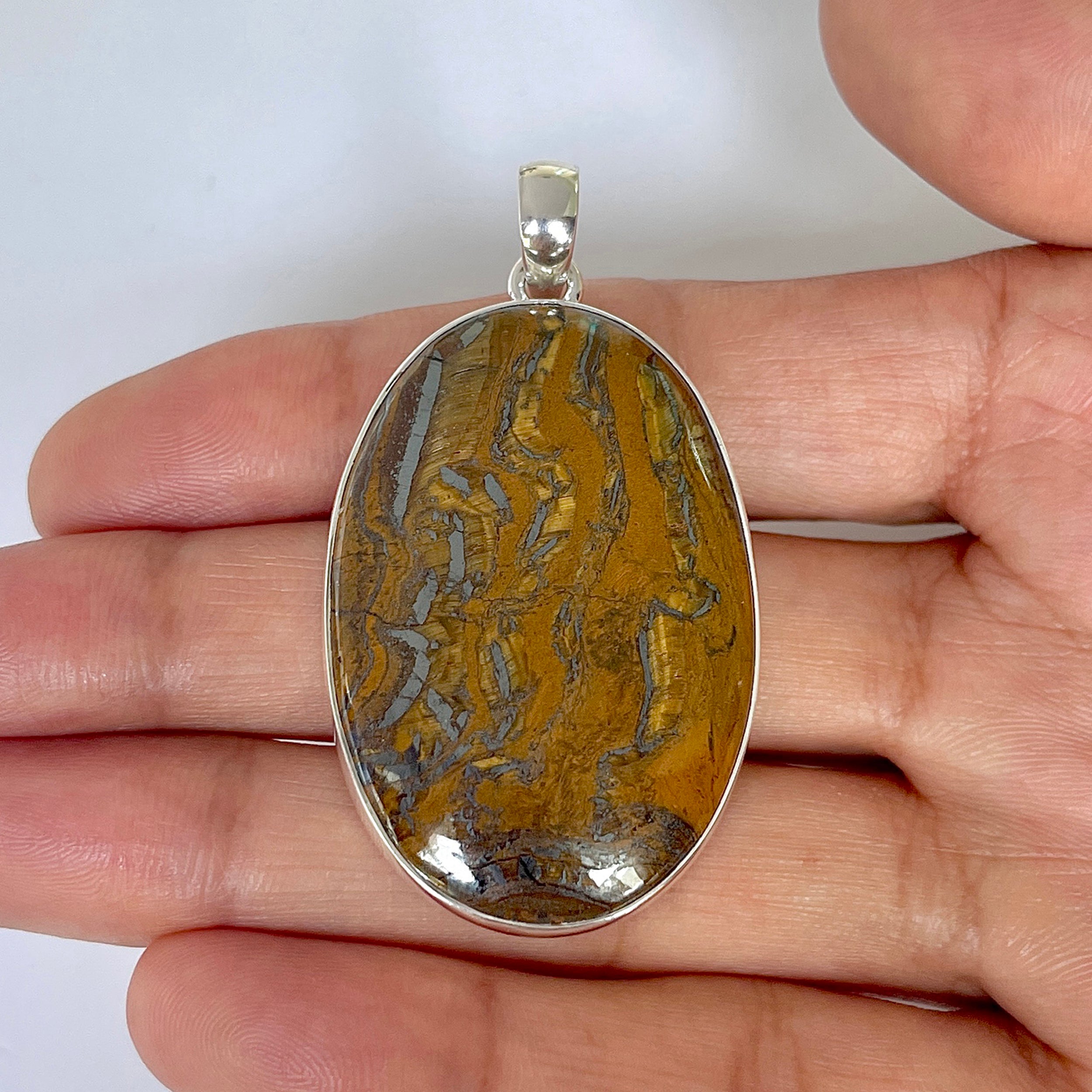 Iron Tiger Eye Pendant-(ITE-1-33)