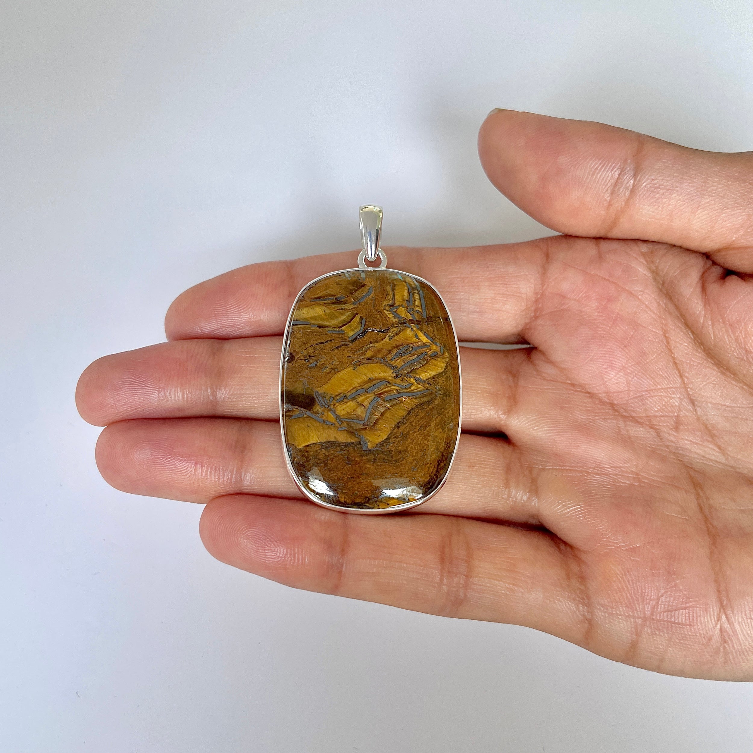 Iron Tiger Eye Pendant-(ITE-1-35)