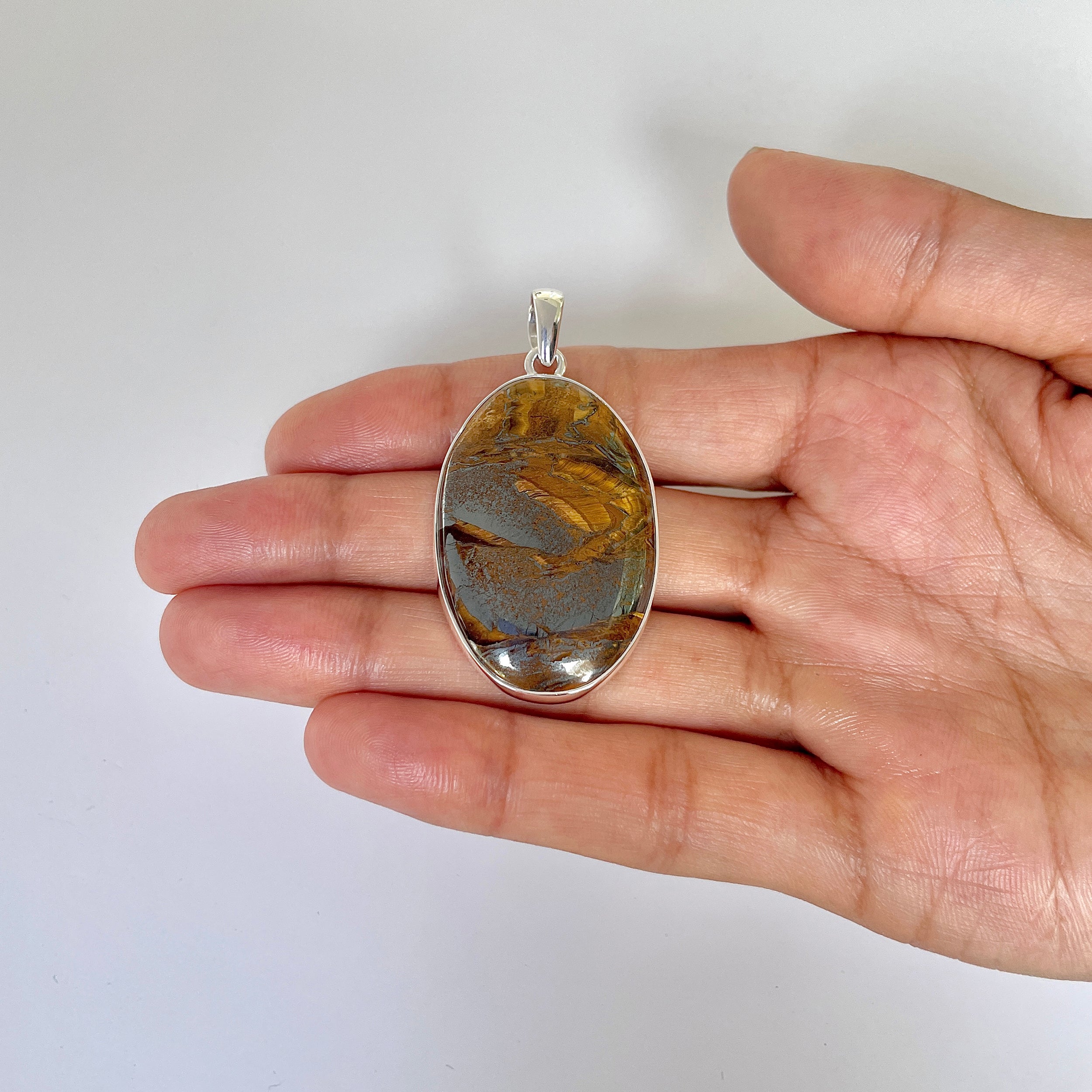 Iron Tiger Eye Pendant-(ITE-1-36)