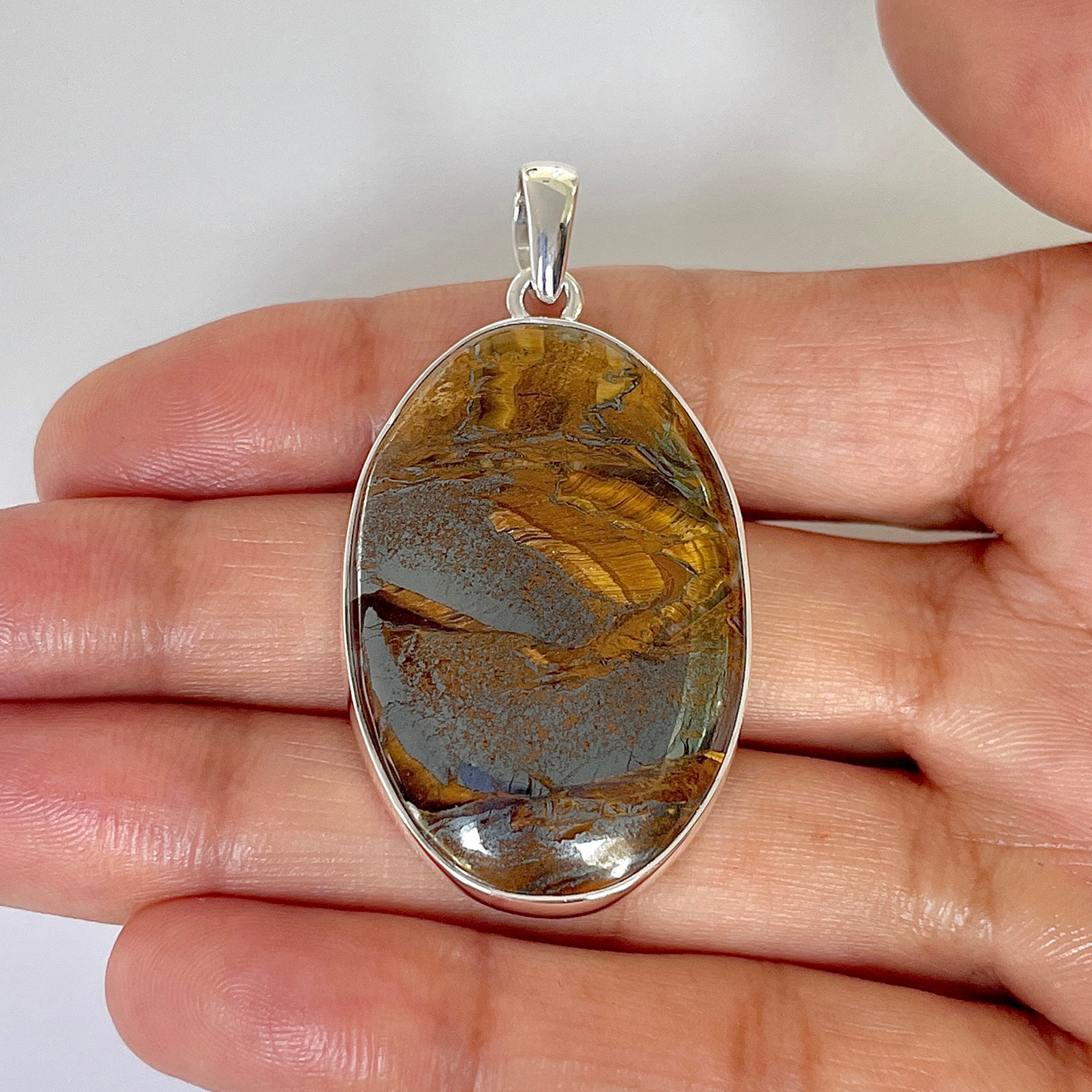 Iron Tiger Eye Pendant-(ITE-1-36)