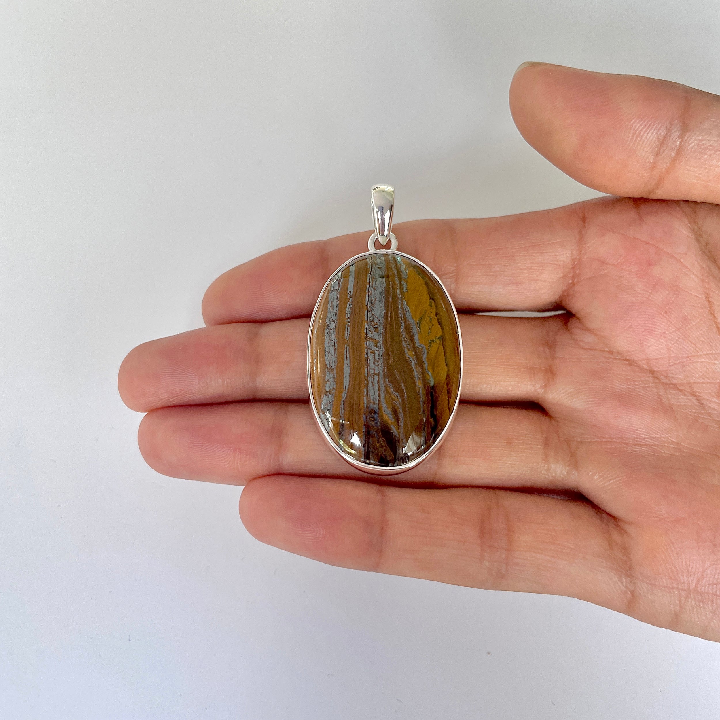 Iron Tiger Eye Pendant-(ITE-1-37)