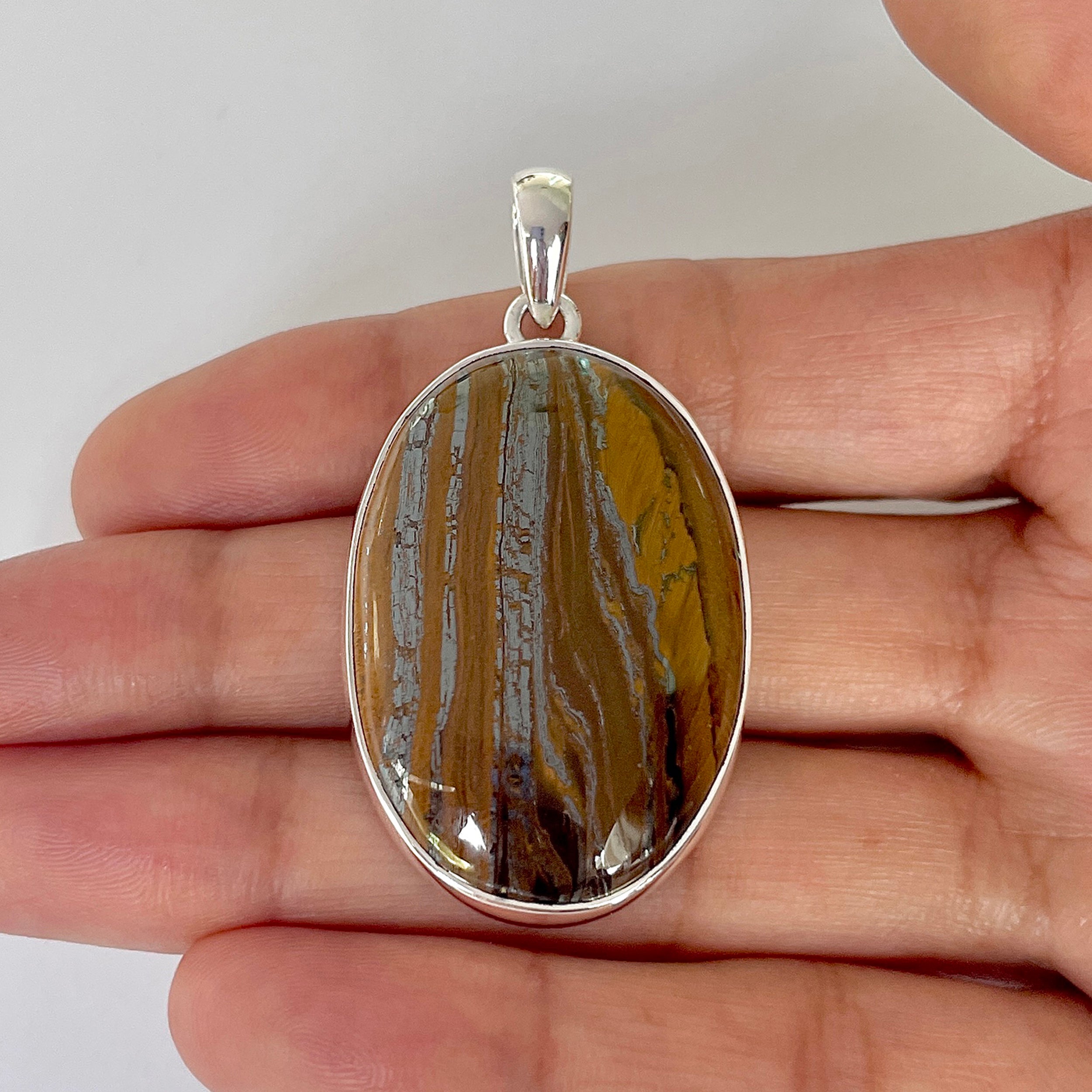 Iron Tiger Eye Pendant-(ITE-1-37)