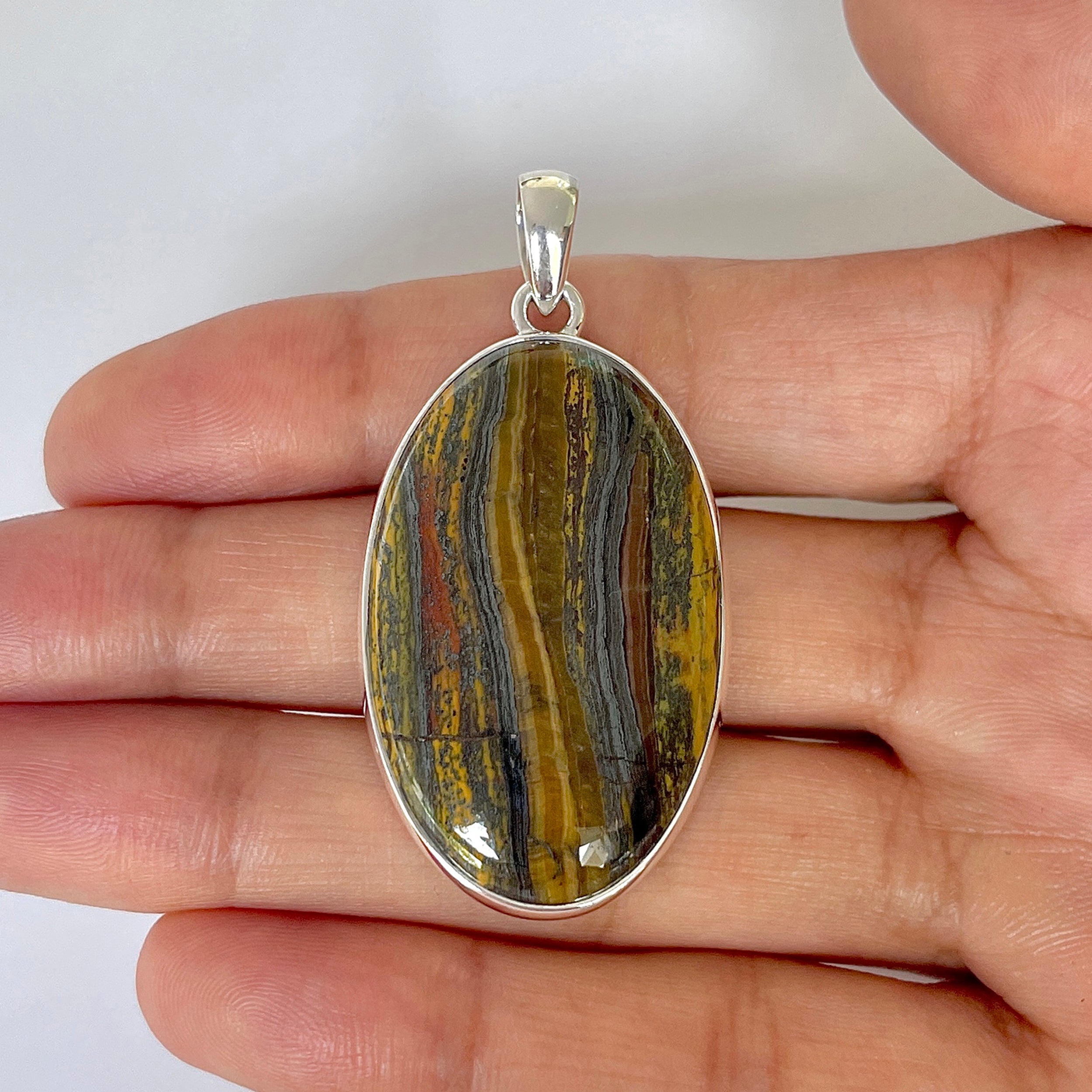 Iron Tiger Eye Pendant-(ITE-1-38)