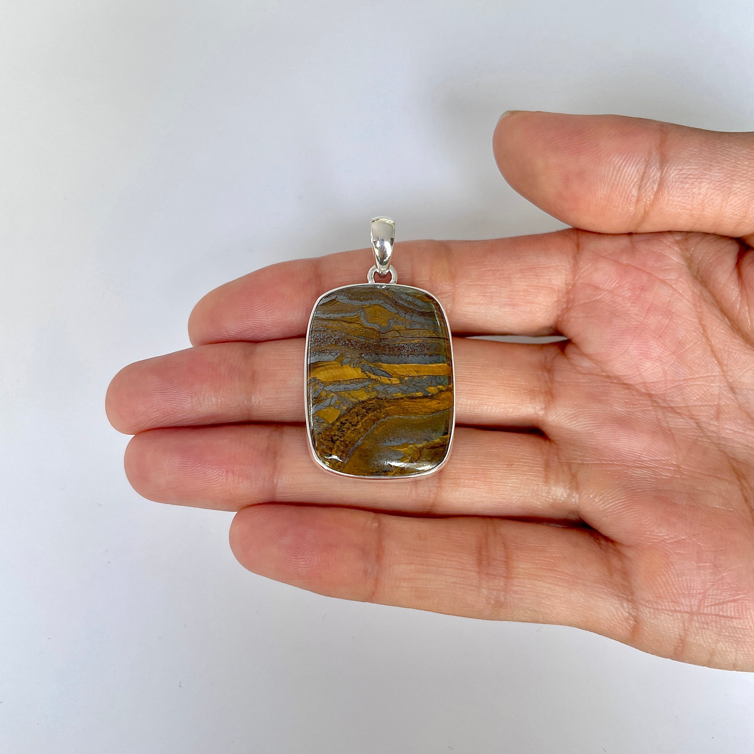 Iron Tiger Eye Pendant-(ITE-1-40)