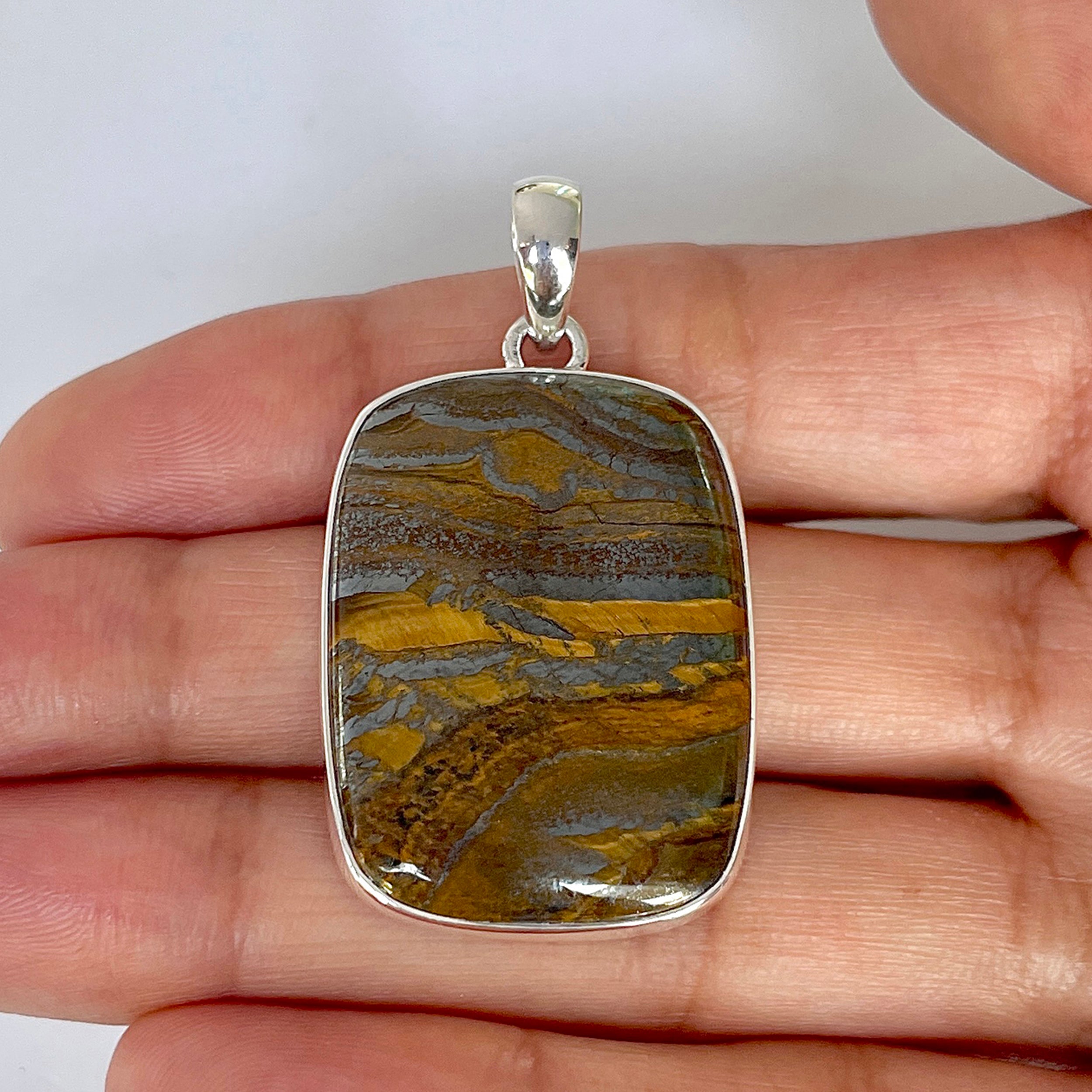 Iron Tiger Eye Pendant-(ITE-1-40)