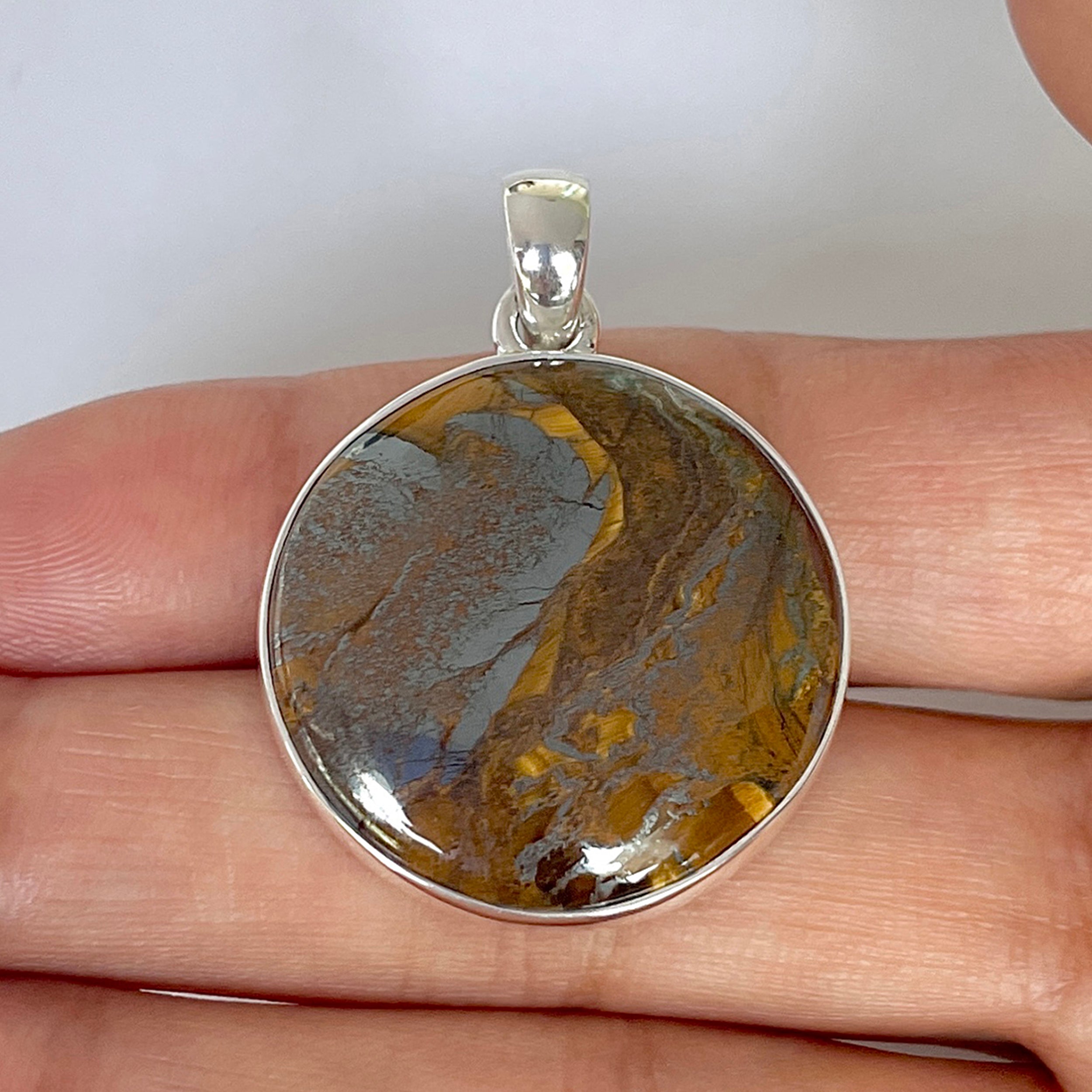 Iron Tiger Eye Pendant-(ITE-1-41)