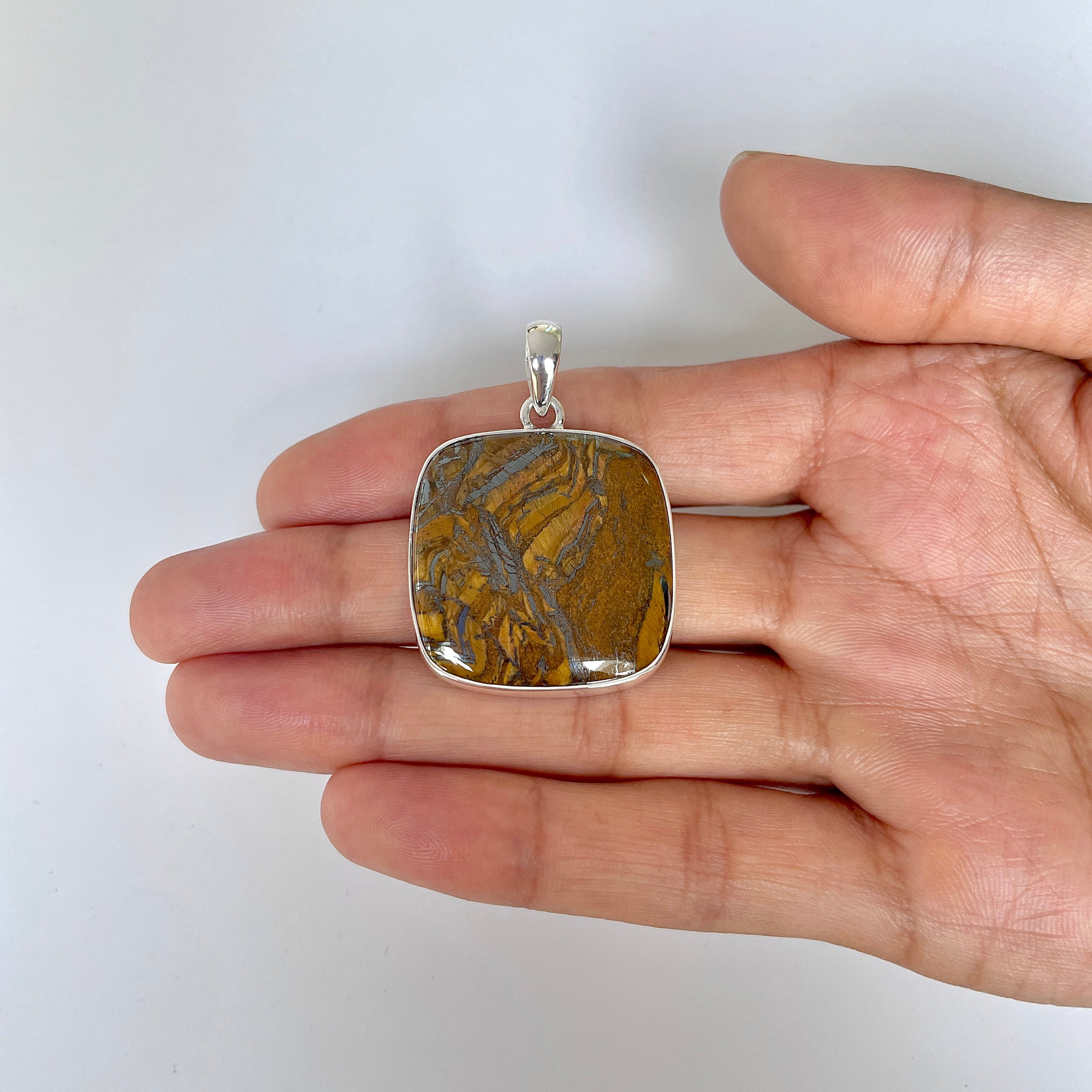 Iron Tiger Eye Pendant-(ITE-1-42)