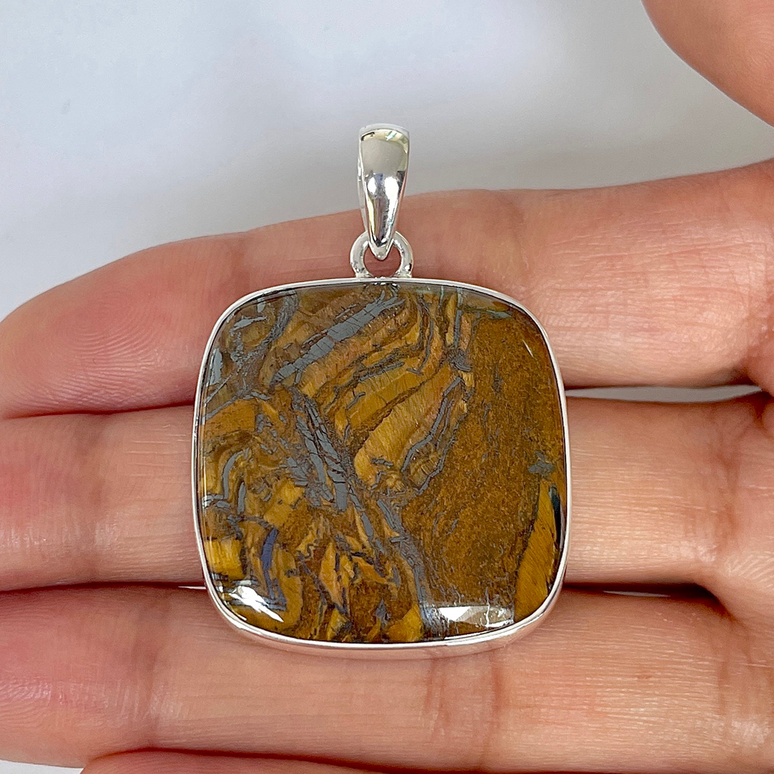 Iron Tiger Eye Pendant-(ITE-1-42)