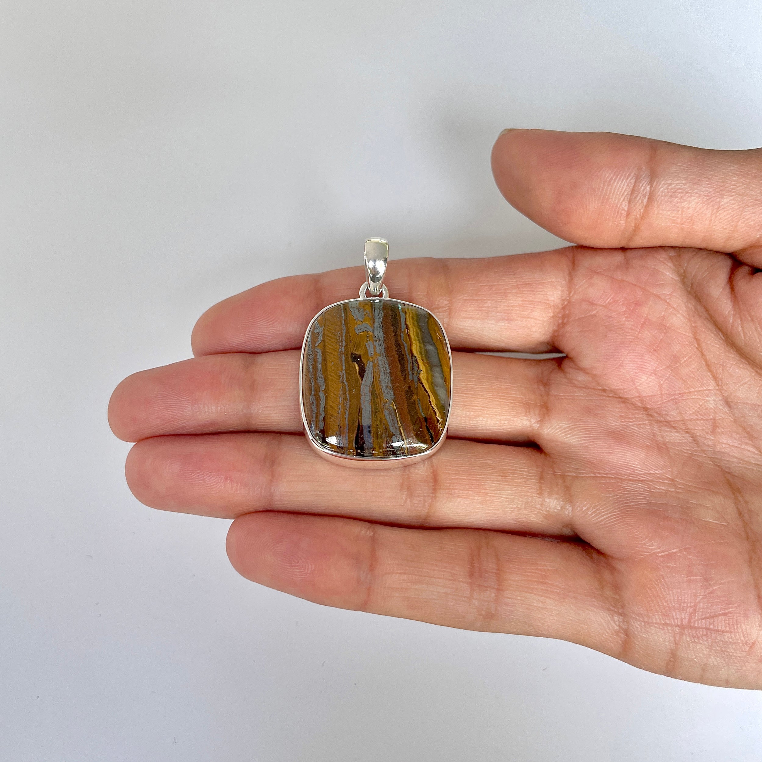 Iron Tiger Eye Pendant-(ITE-1-43)