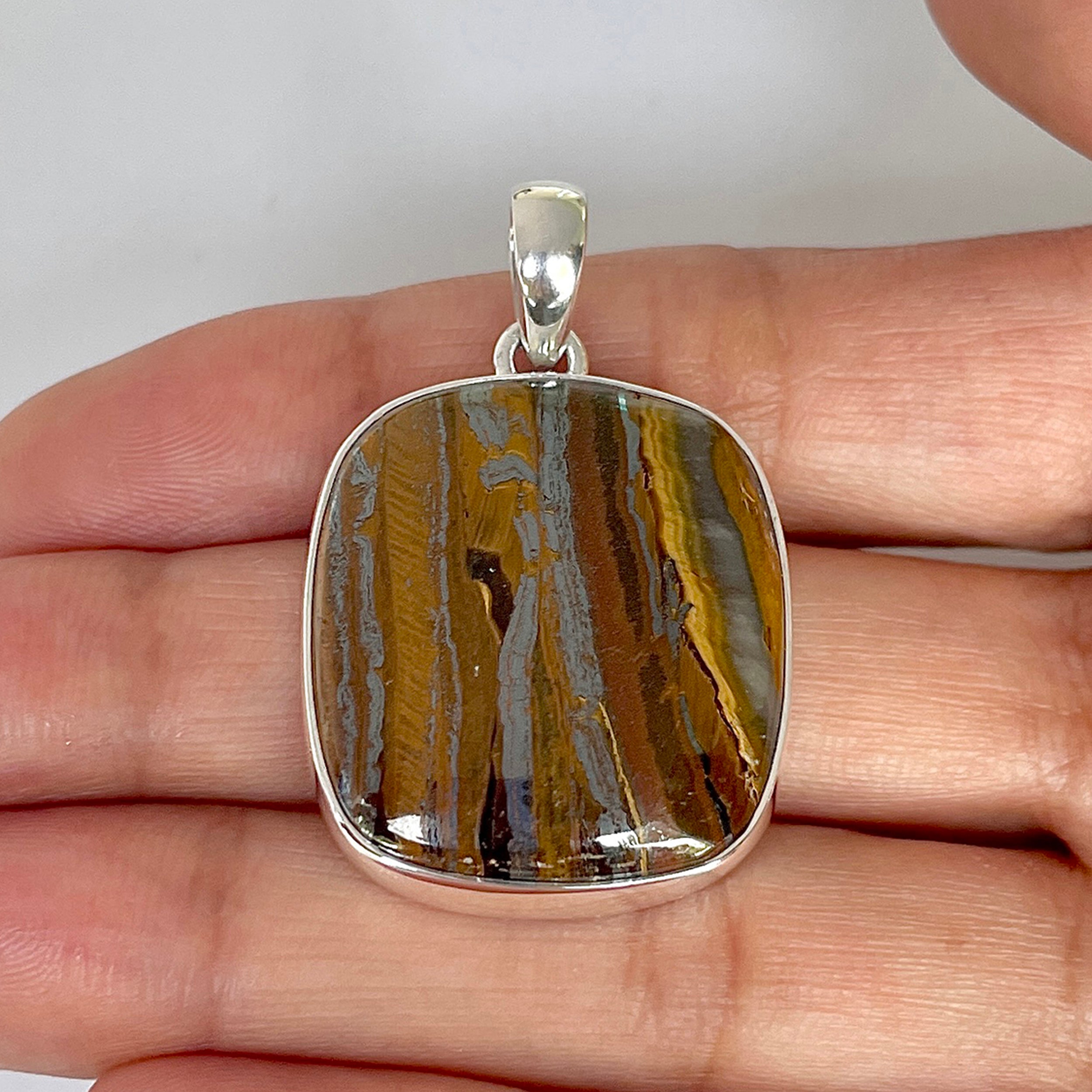 Iron Tiger Eye Pendant-(ITE-1-43)