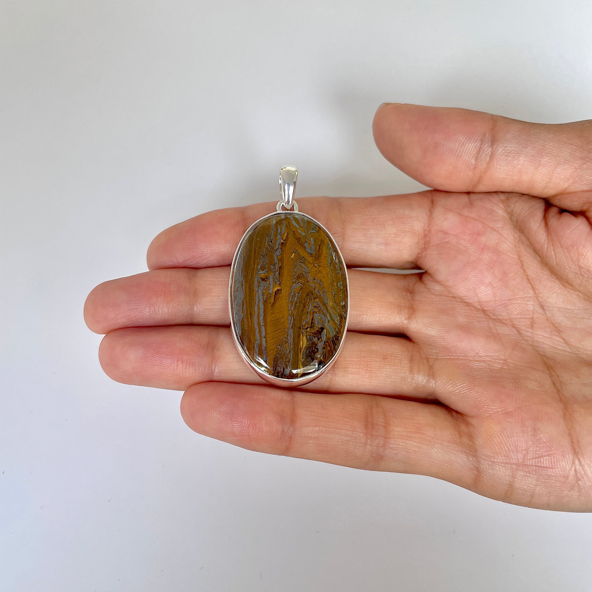 Iron Tiger Eye Pendant-(ITE-1-45)