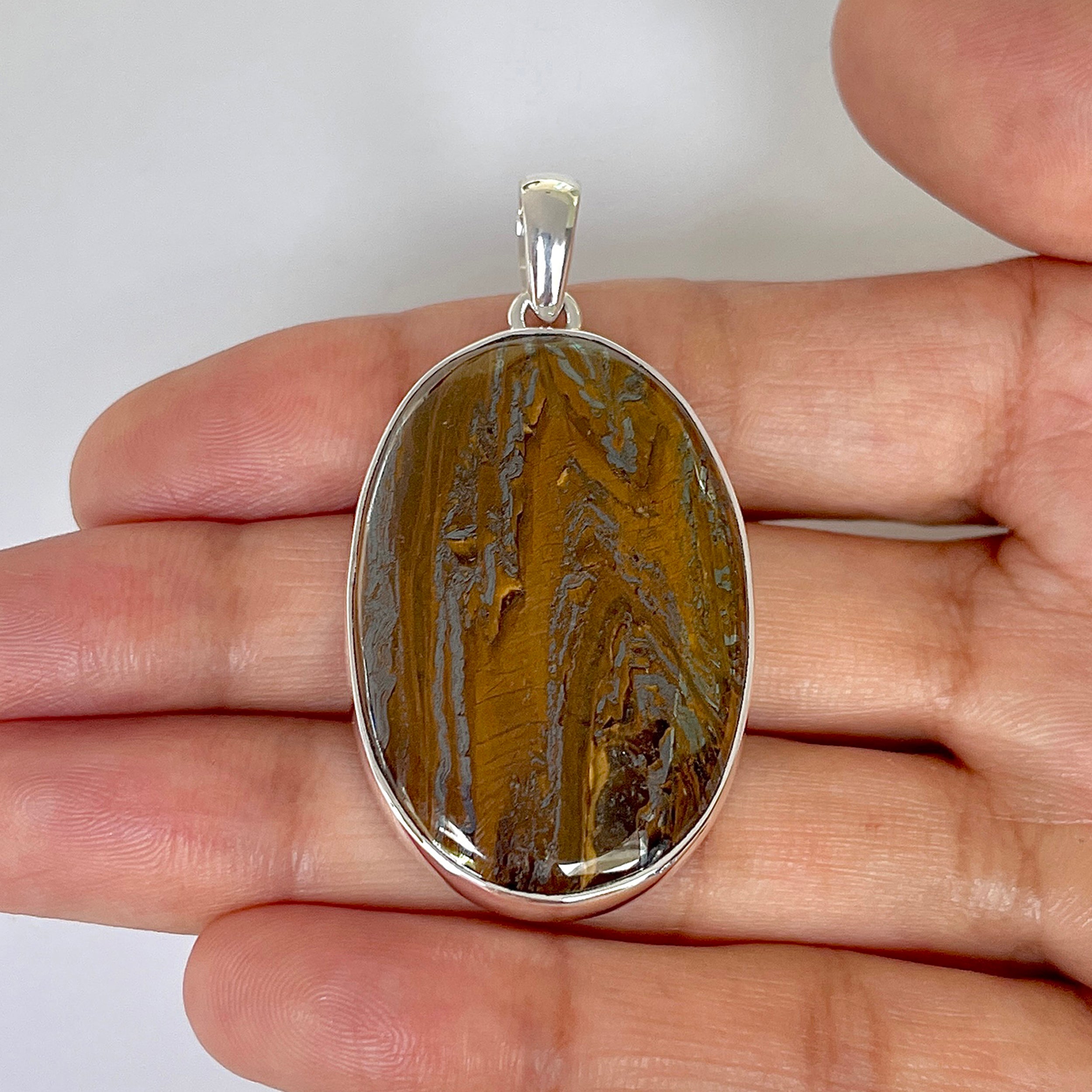 Iron Tiger Eye Pendant-(ITE-1-45)