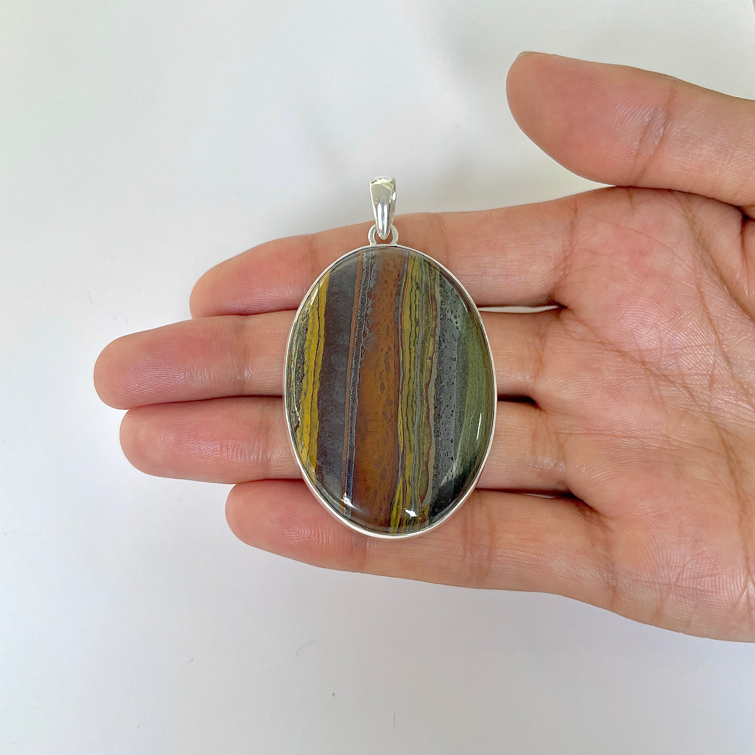 Iron Tiger Eye Pendant-(ITE-1-46)