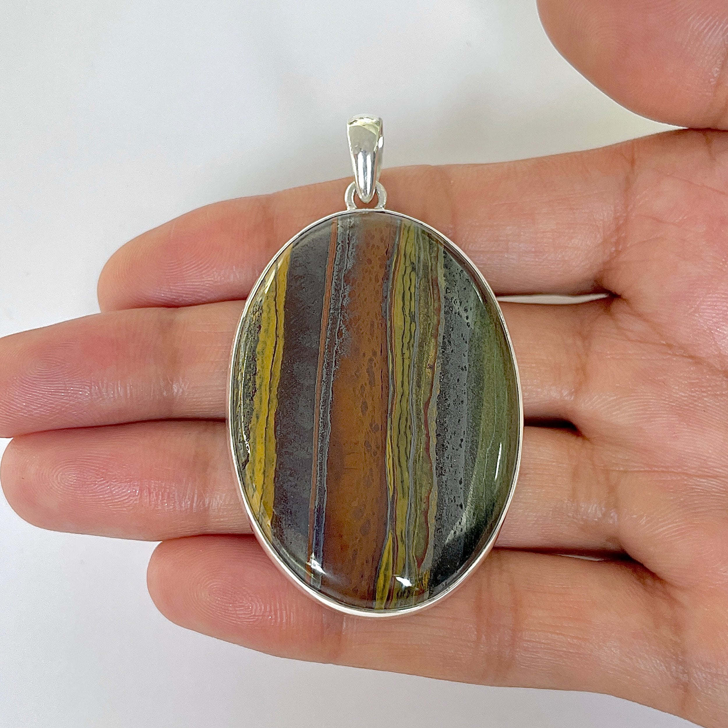 Iron Tiger Eye Pendant-(ITE-1-46)