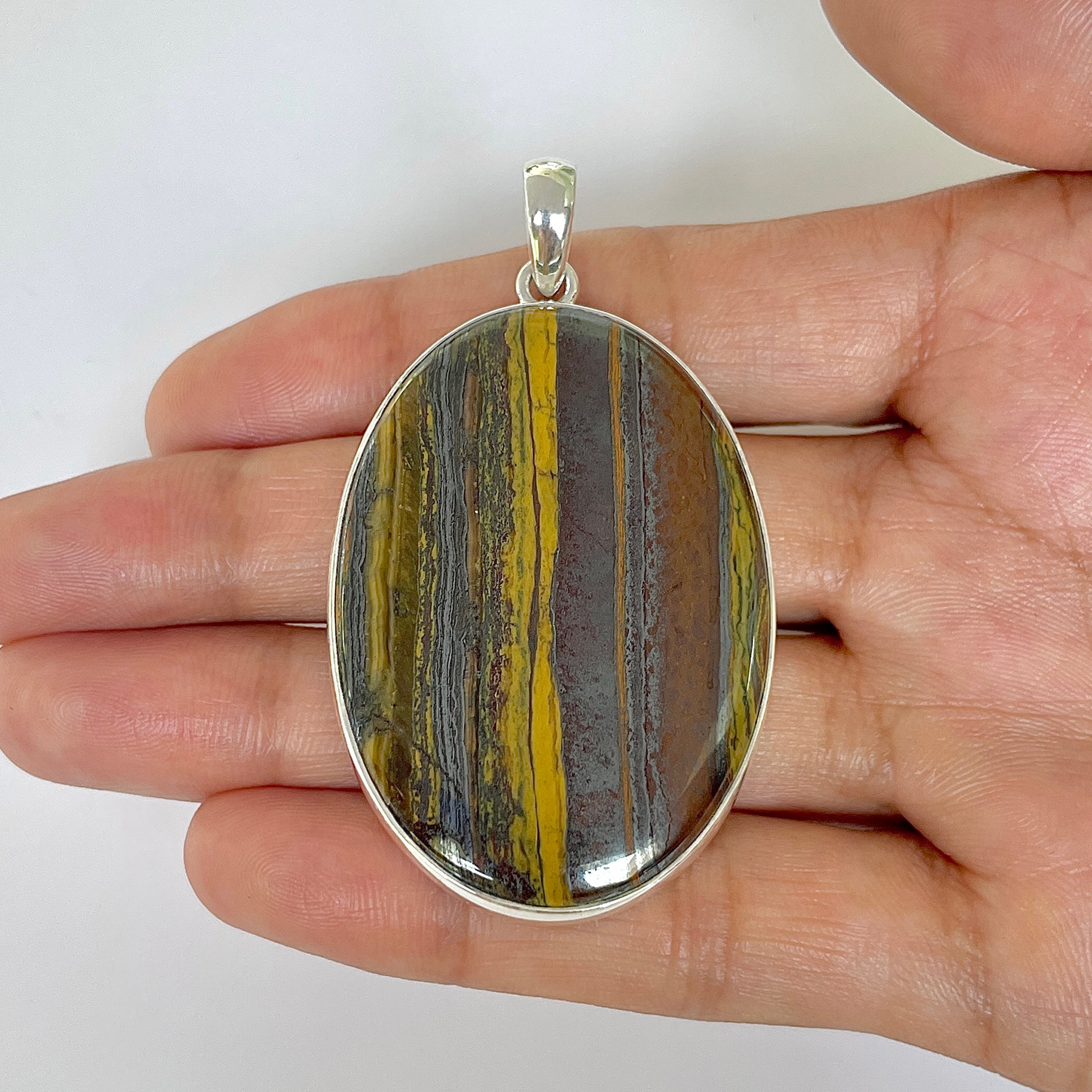 Iron Tiger Eye Pendant-(ITE-1-47)