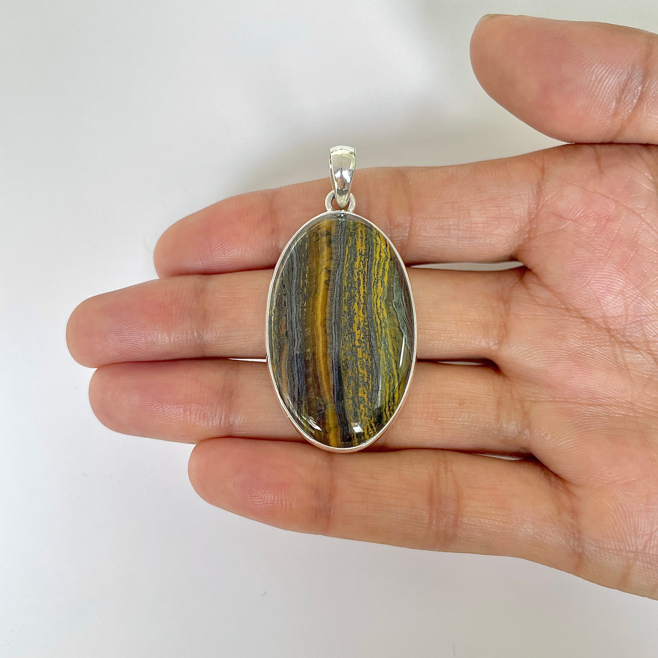 Iron Tiger Eye Pendant-(ITE-1-48)