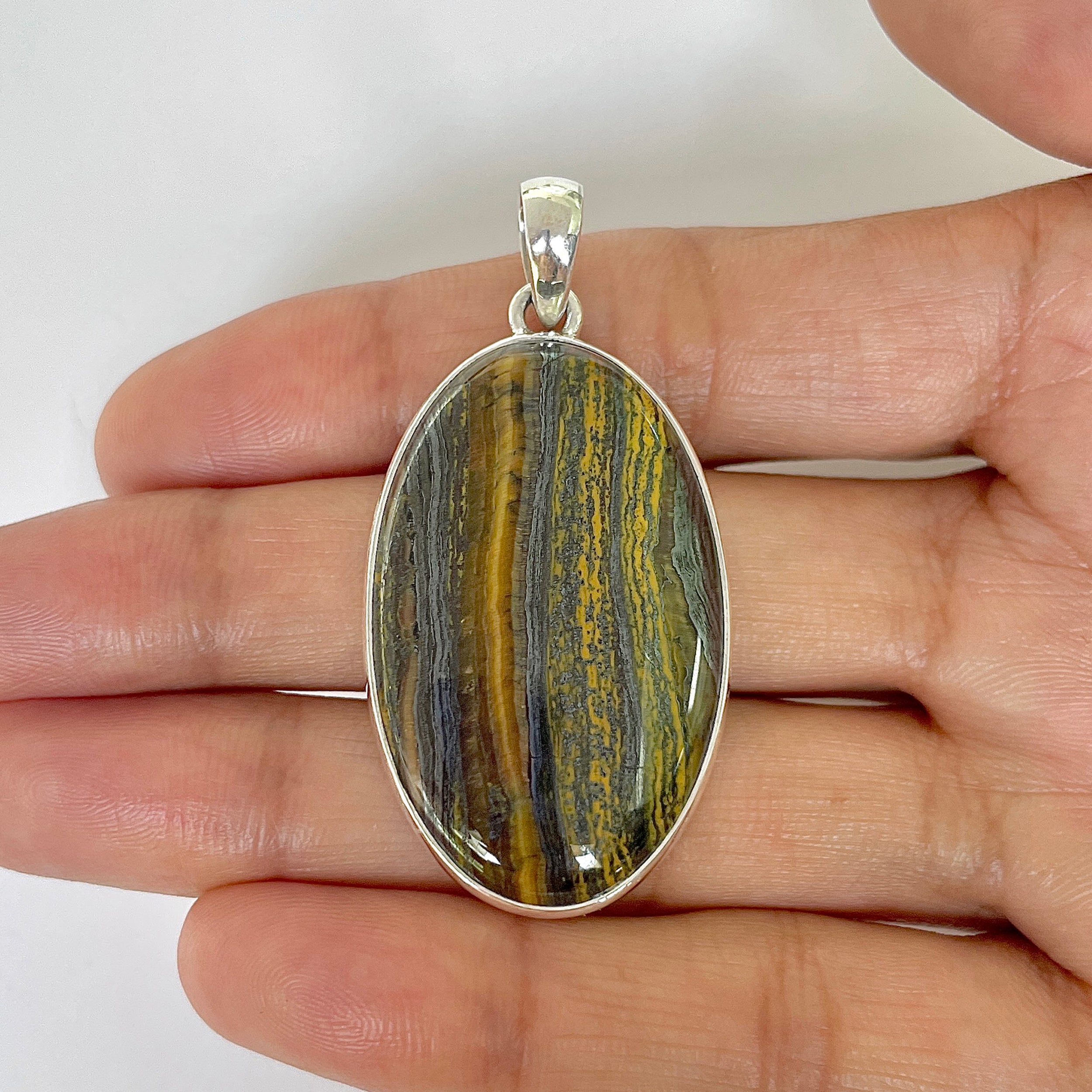 Iron Tiger Eye Pendant-(ITE-1-48)