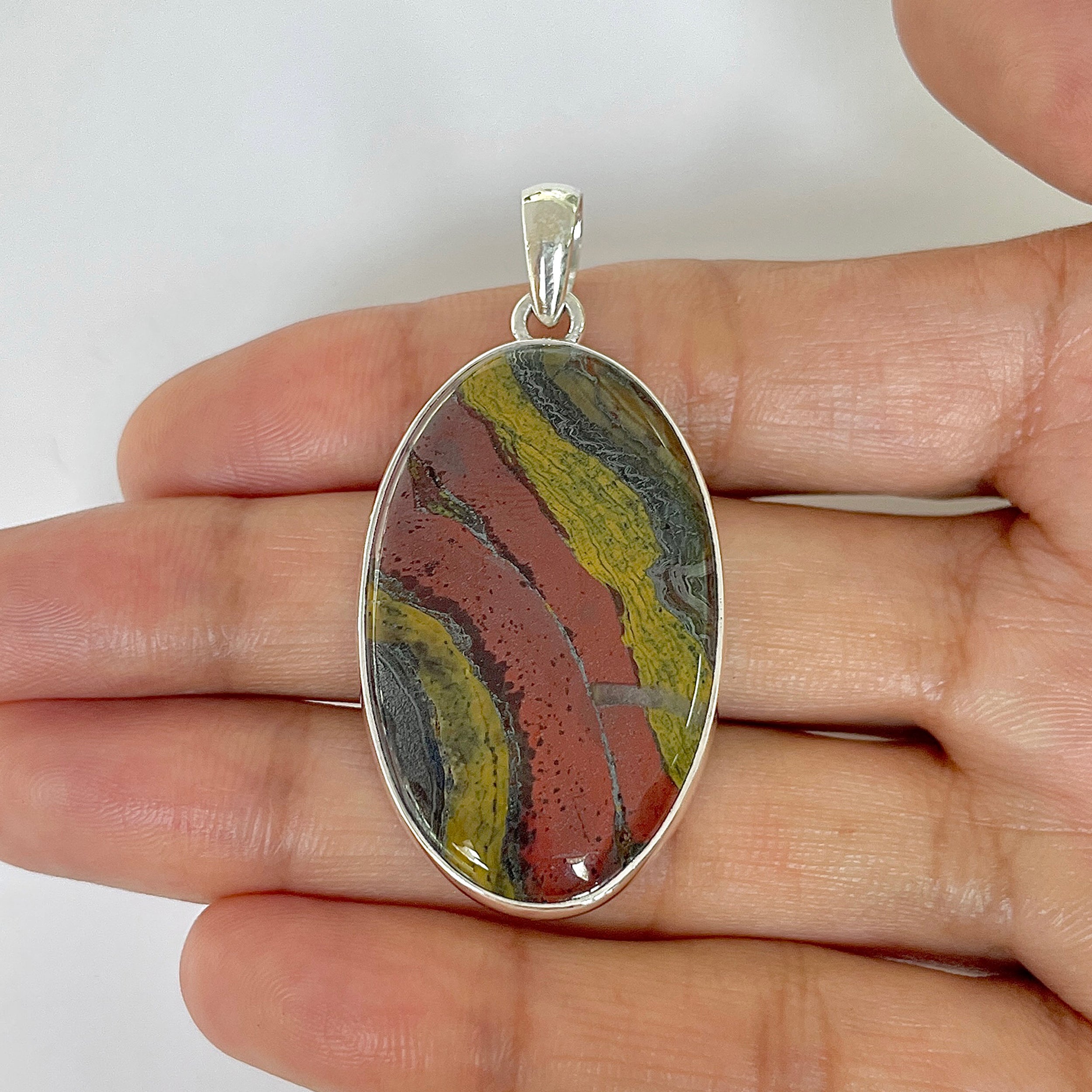 Iron Tiger Eye Pendant-(ITE-1-49)