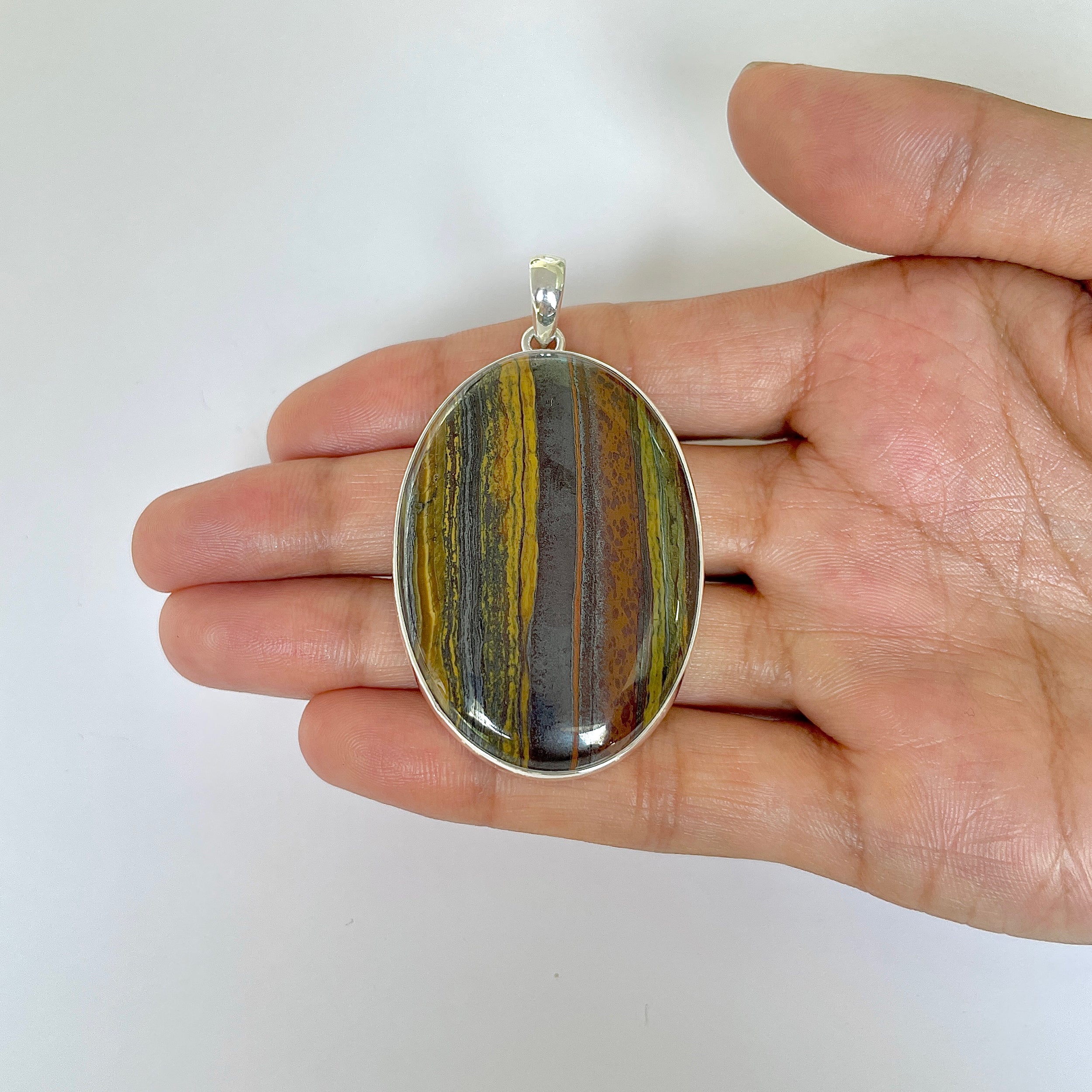 Iron Tiger Eye Pendant-(ITE-1-50)