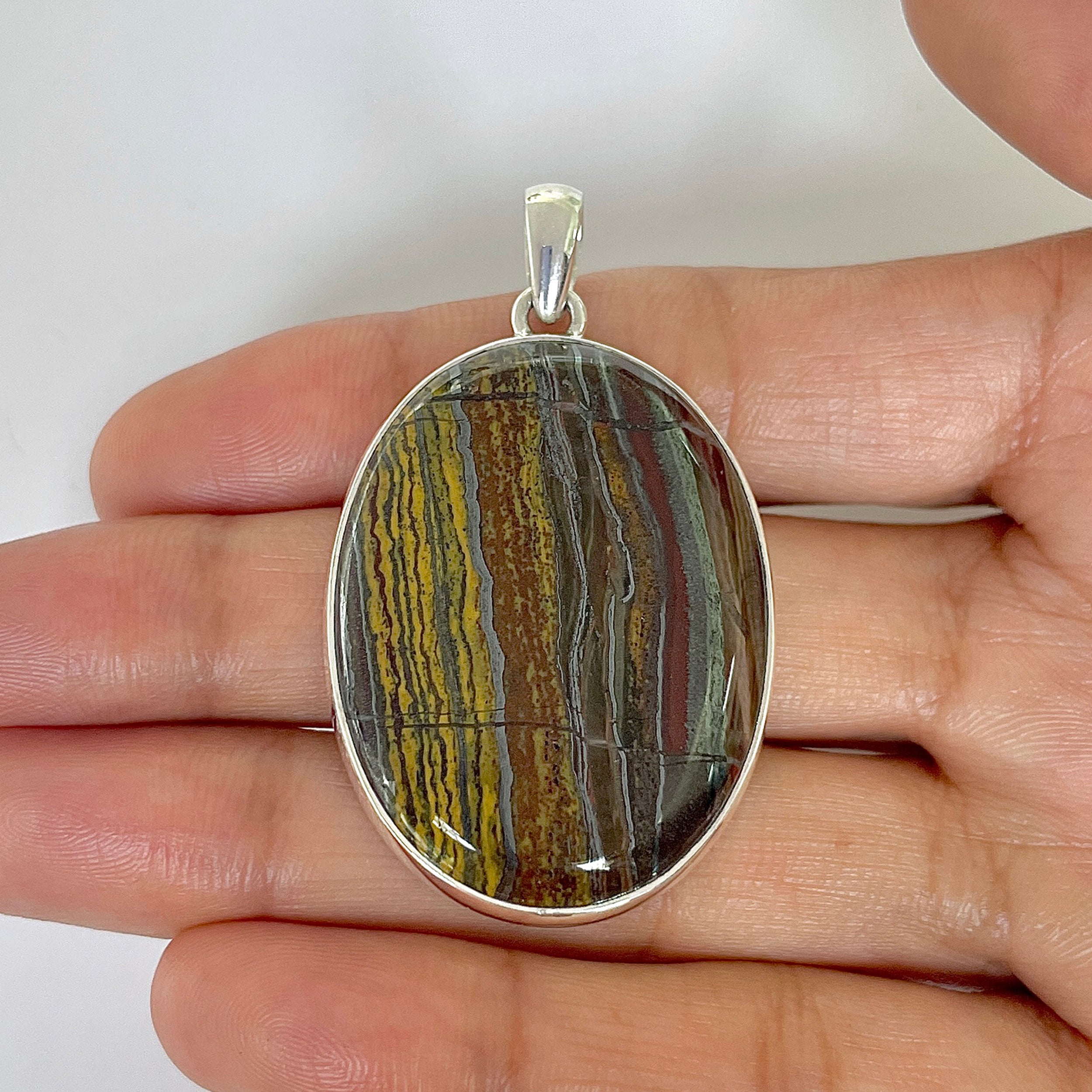 Iron Tiger Eye Pendant-(ITE-1-51)