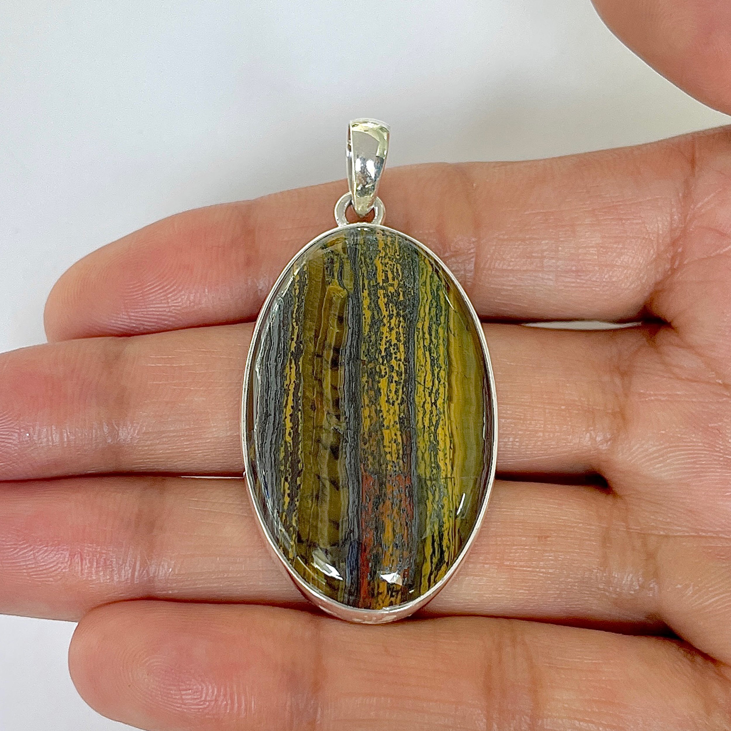 Iron Tiger Eye Pendant-(ITE-1-54)