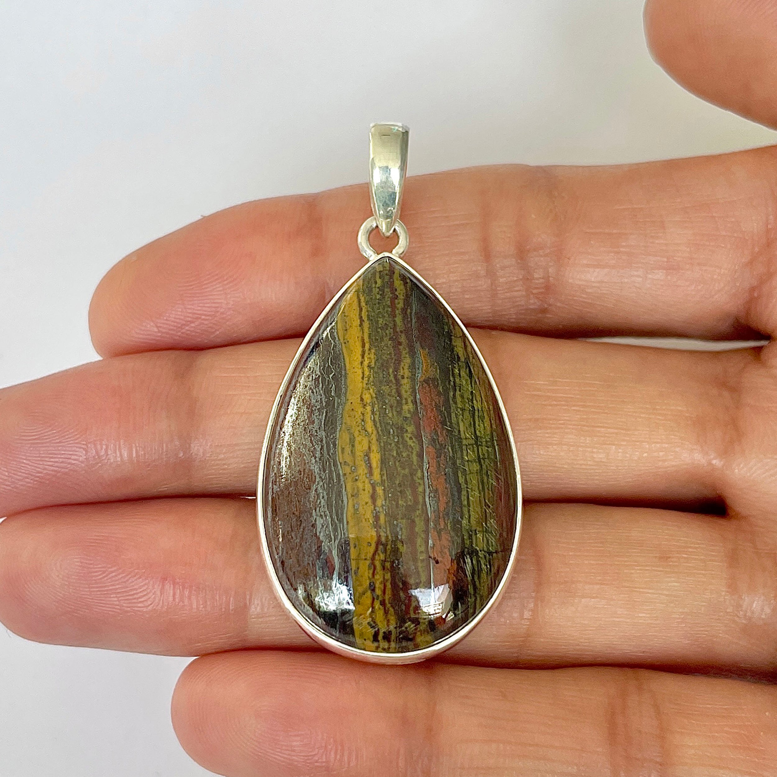 Iron Tiger Eye Pendant-(ITE-1-9)