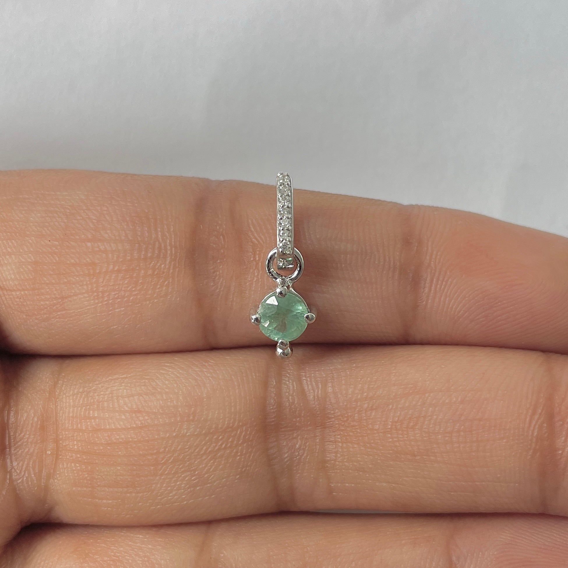 Kyanite Green Pendant-(KYN-RDP-399-G)