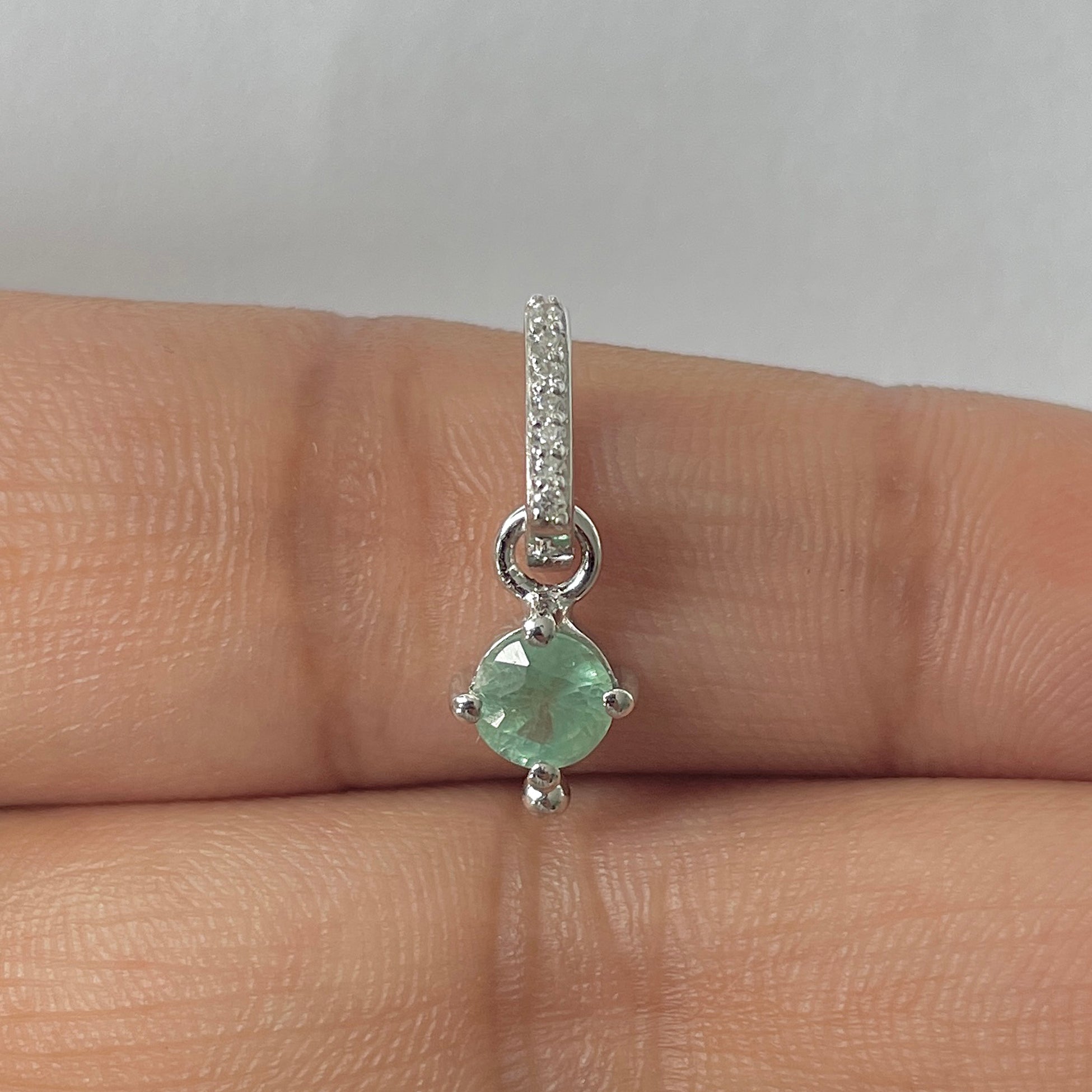 Kyanite Green Pendant-(KYN-RDP-399-G)