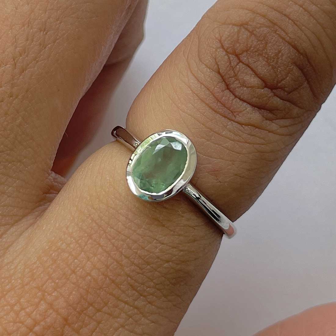 Kyanite Green Ring-(KYN-RDR-248-G.)