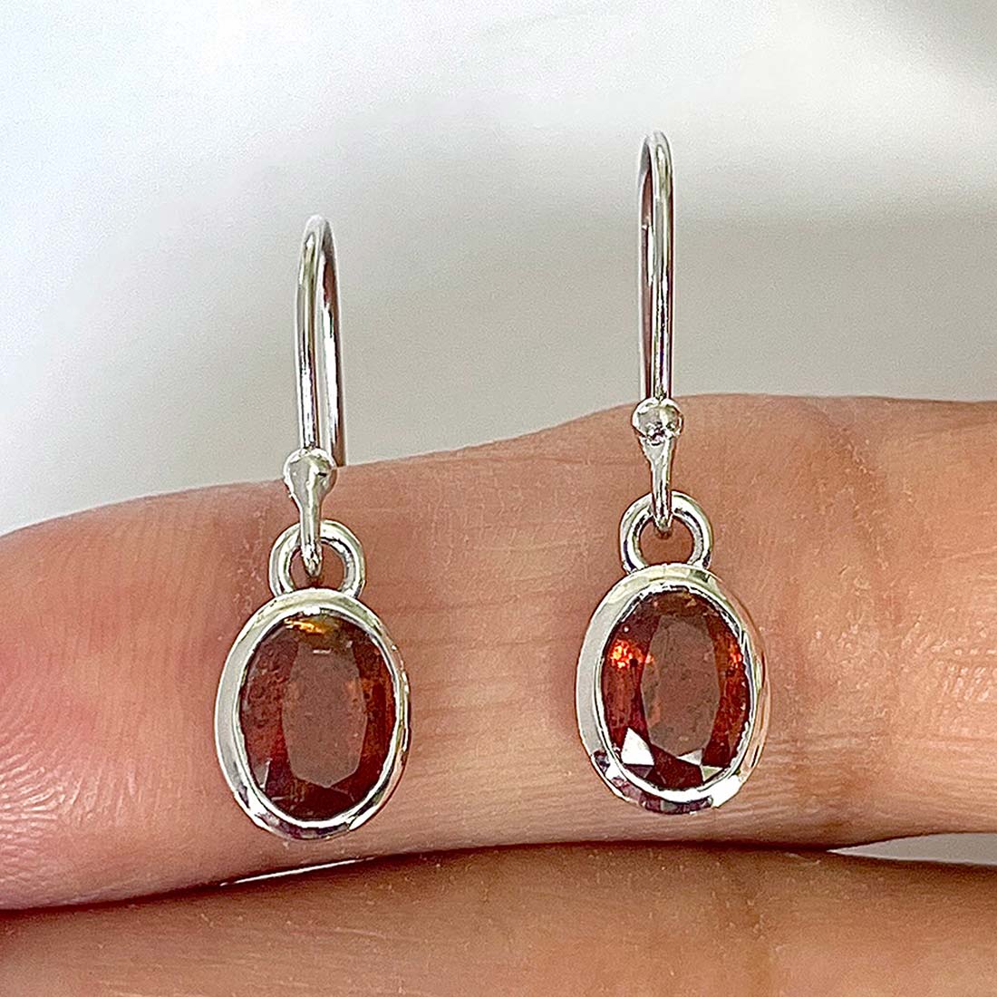 Kyanite Orange Earring-(KYN-RDE-547-O)