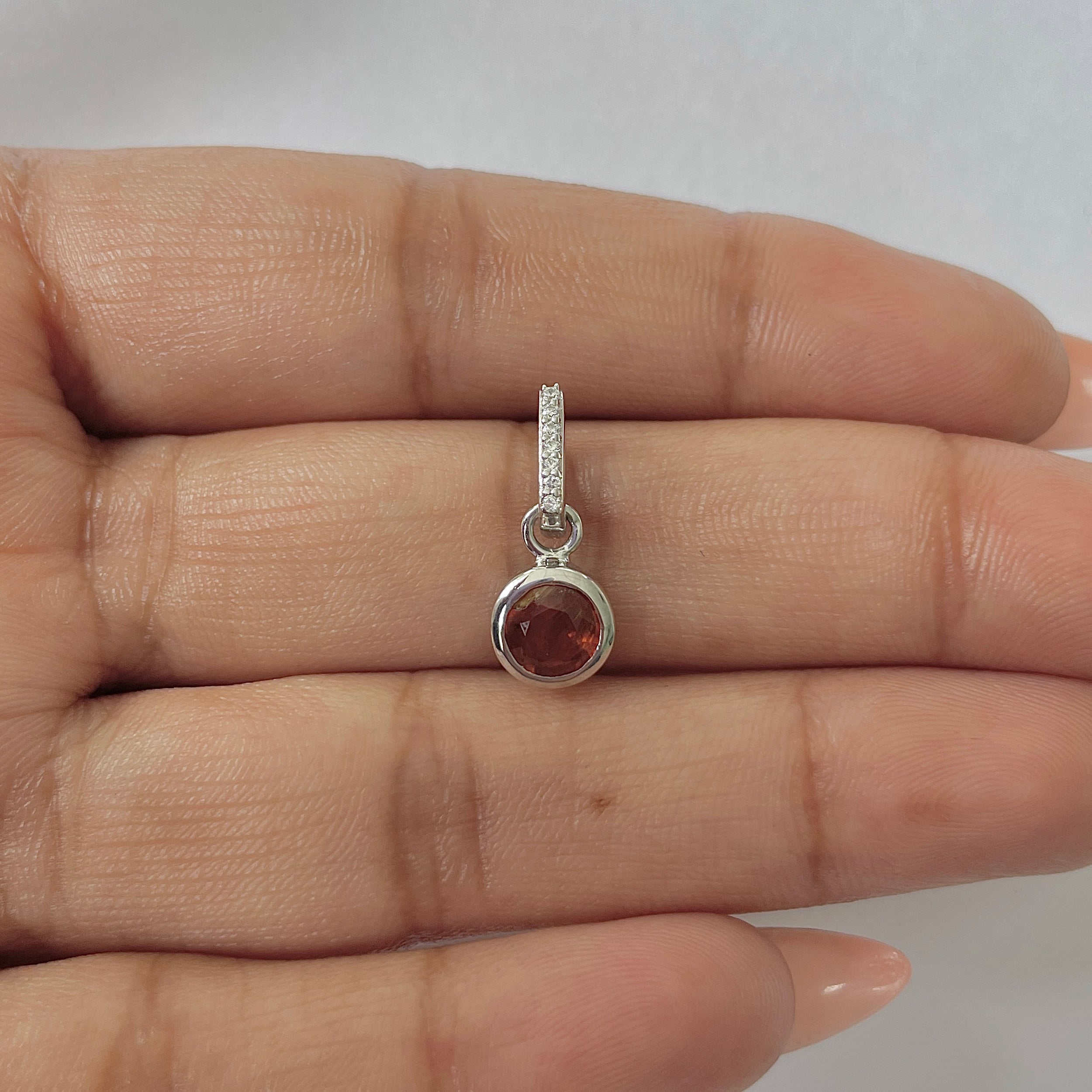 Kyanite Orange Pendant-(KYN-RDP-958-O)